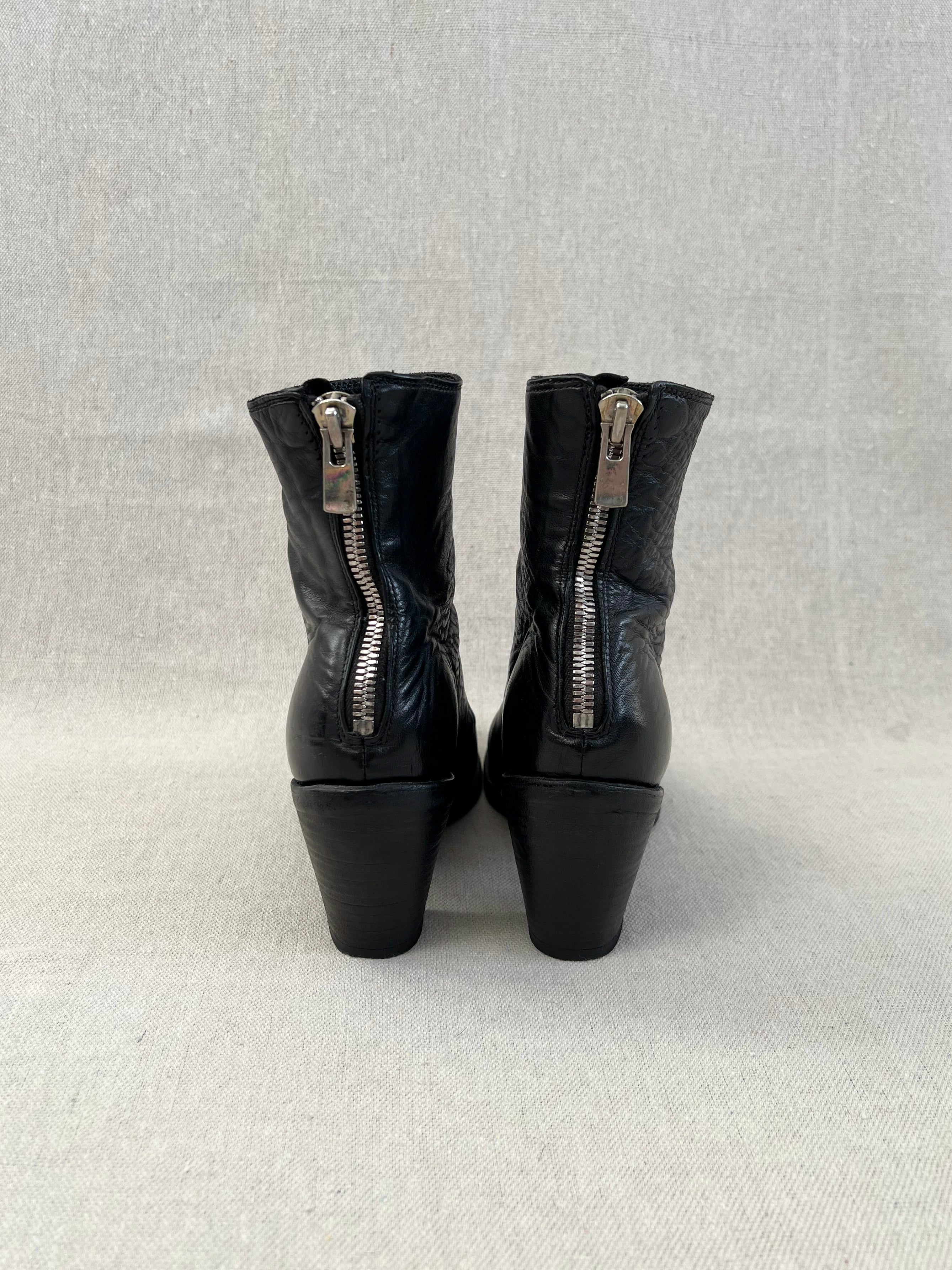 Guidi 3006 Back Zip High Heel Boots