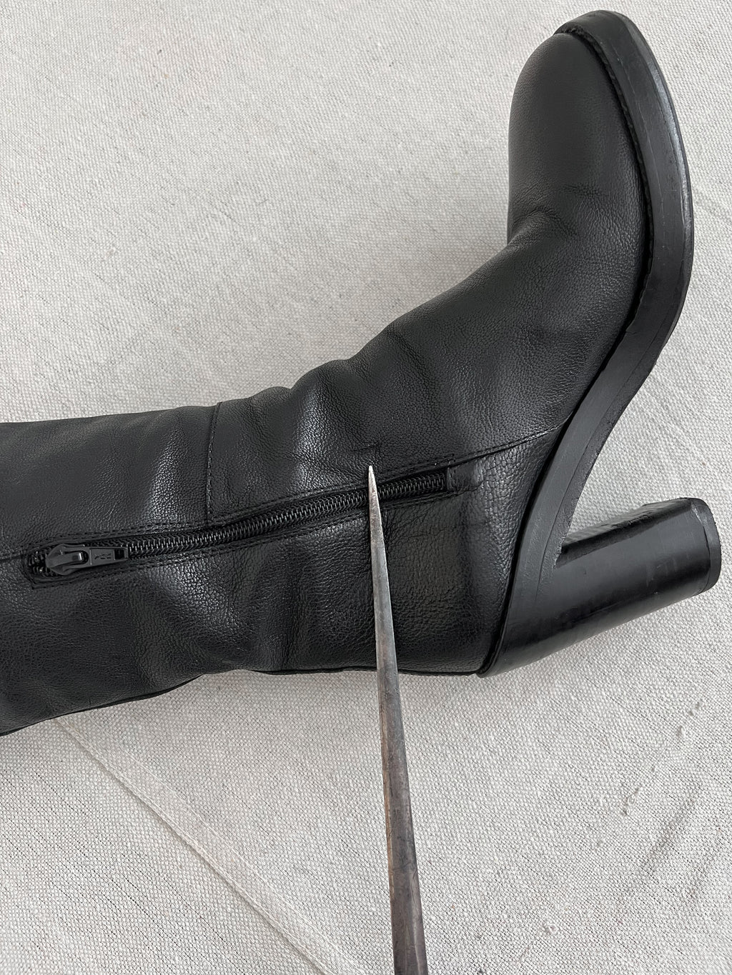 Ann Demeulemeester Tall Leather Riding Boots