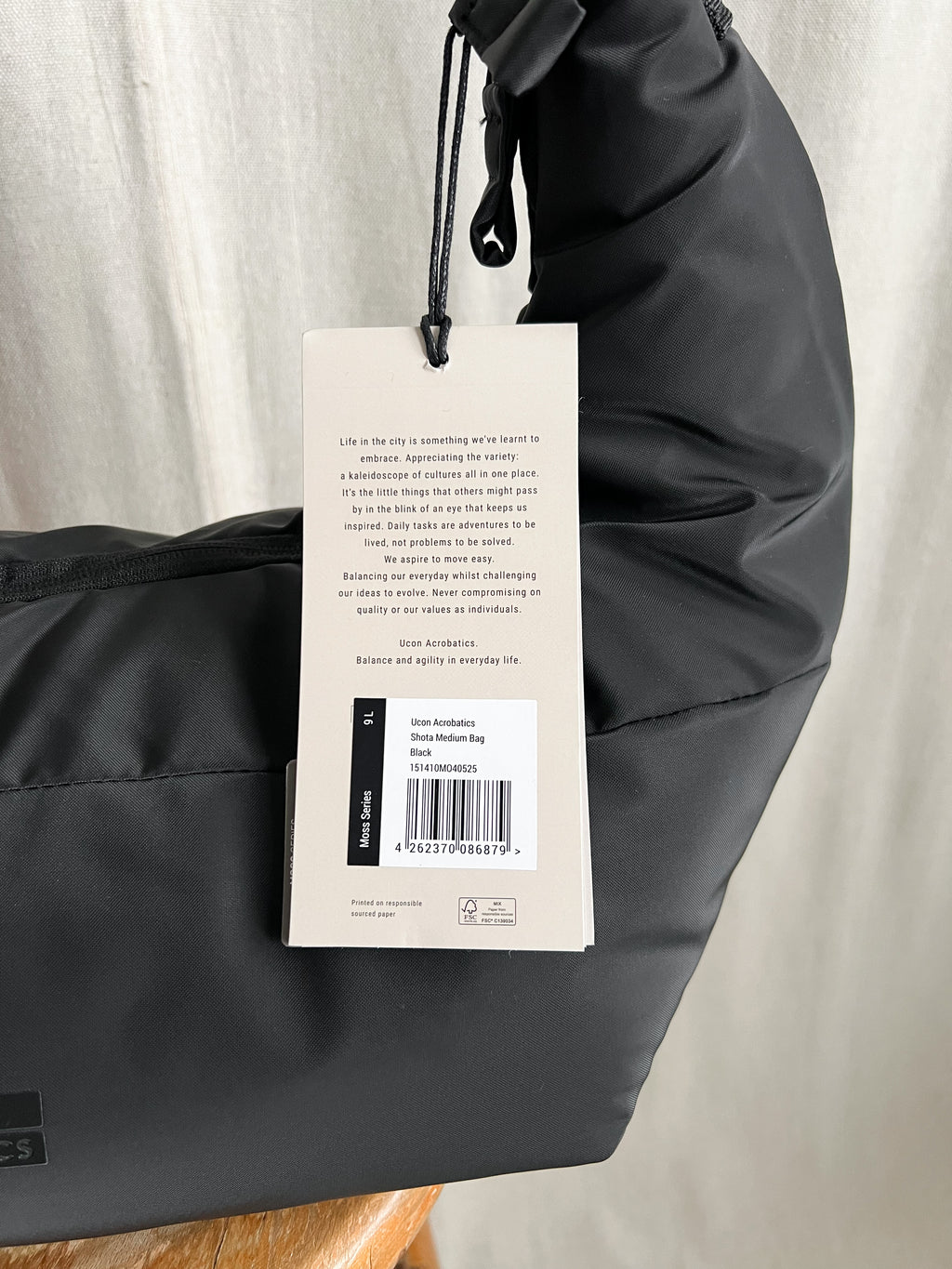 Ucon Acrobatics Moss Shota Medium Puffy 9L Bag