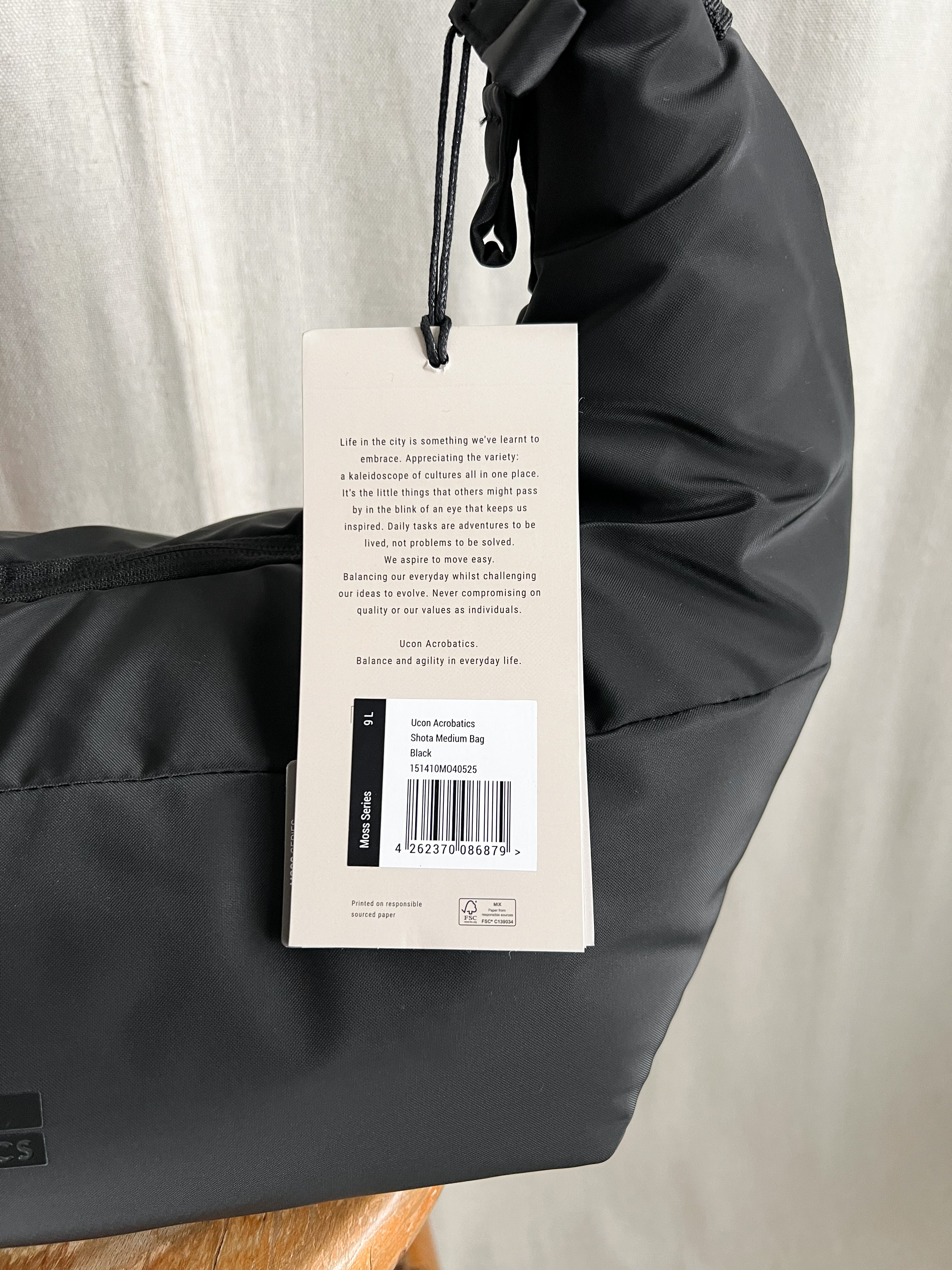 Ucon Acrobatics Moss Shota Medium Puffy 9L Bag