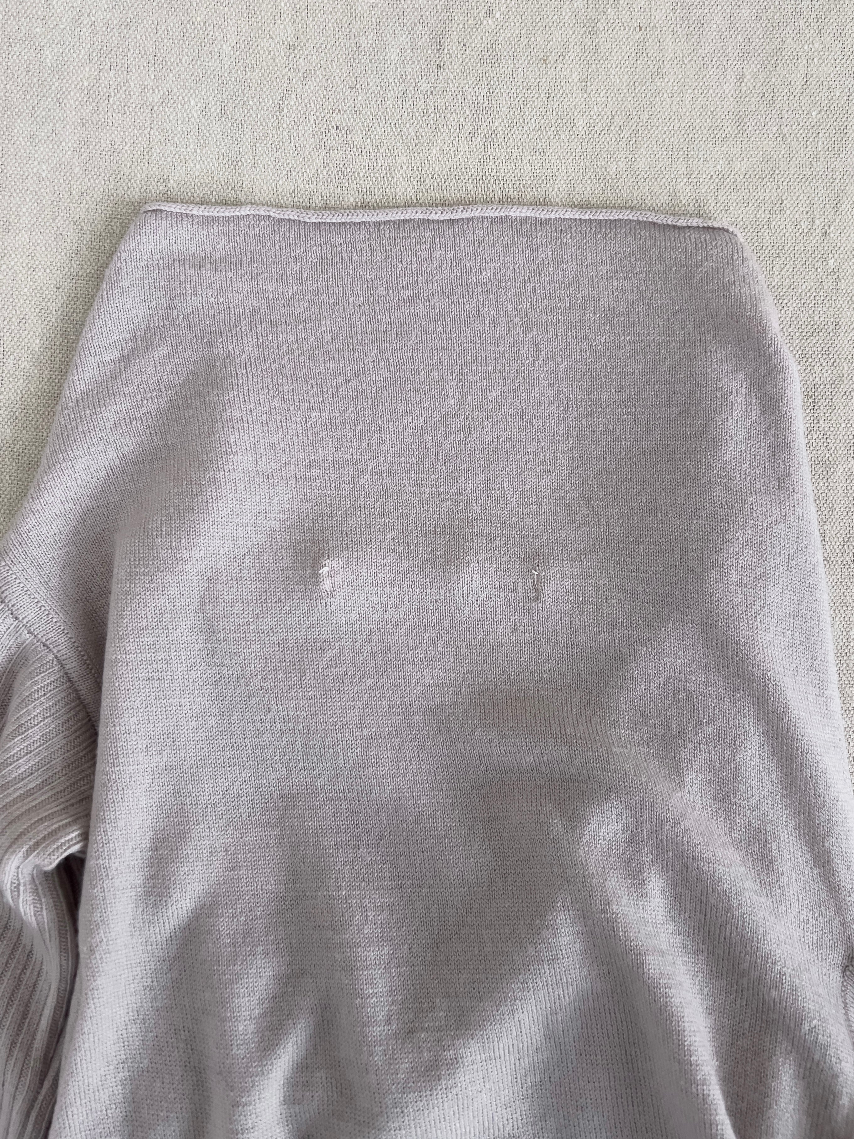 Rick Owens AW03 ‘TRUCKER’ Runway Off-Shoulder Merino Knit