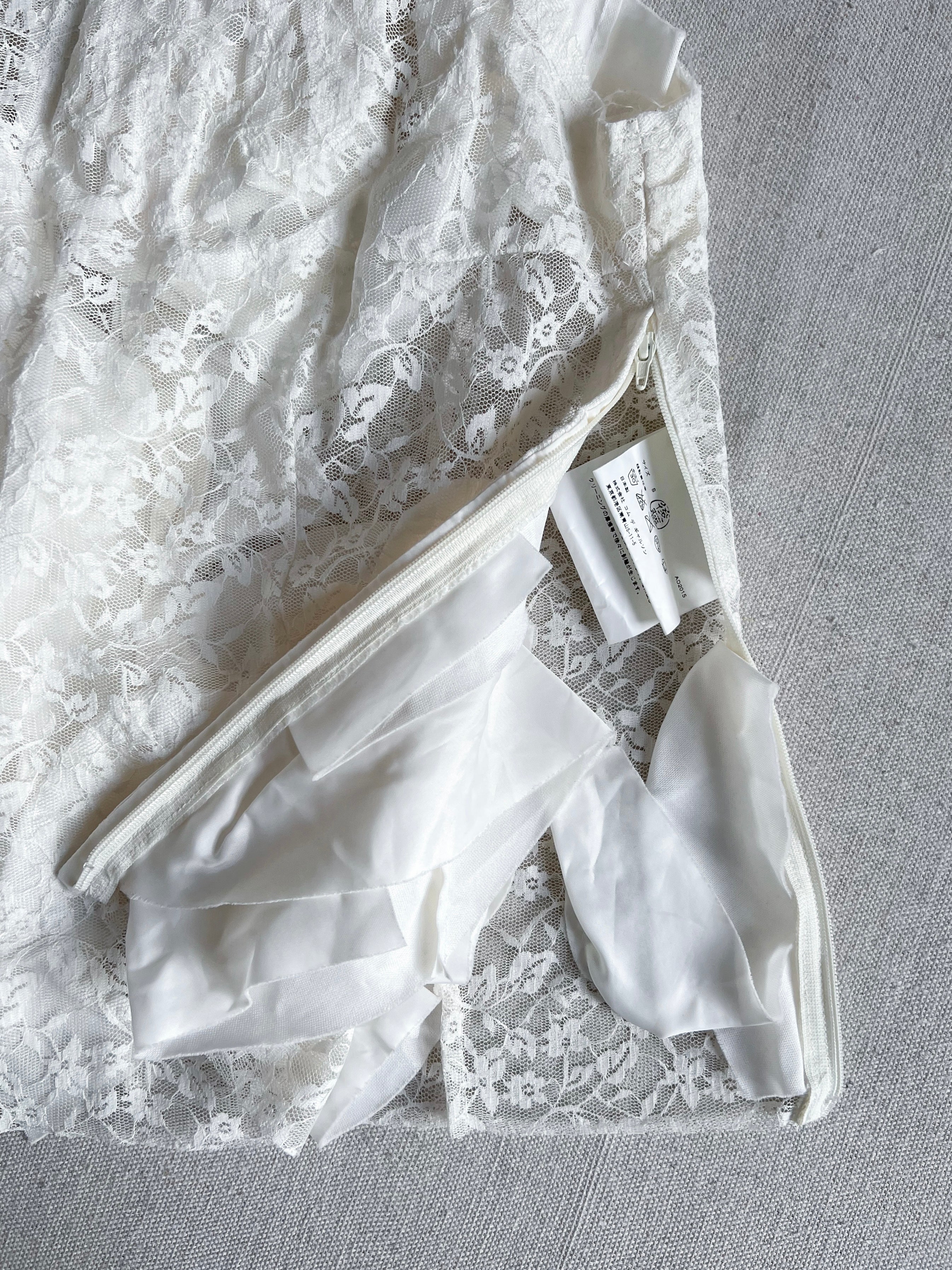 Comme des Garçons AW15 Tailored Lace Blouse