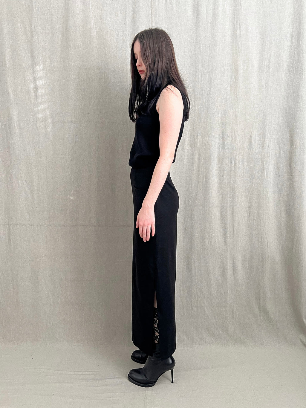 Annette Görtz Woolen Pillar Skirt
