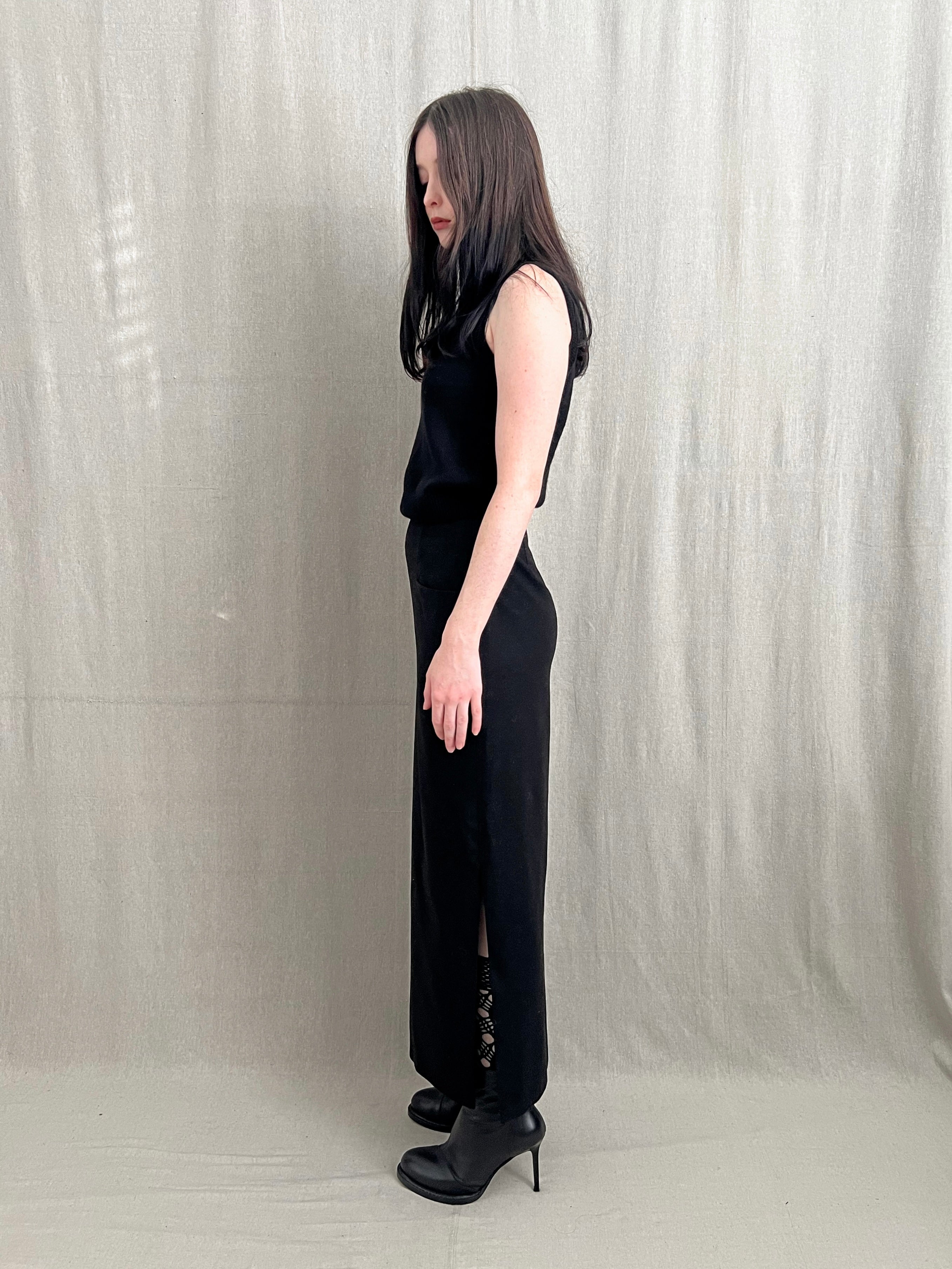Annette Görtz Woolen Pillar Skirt