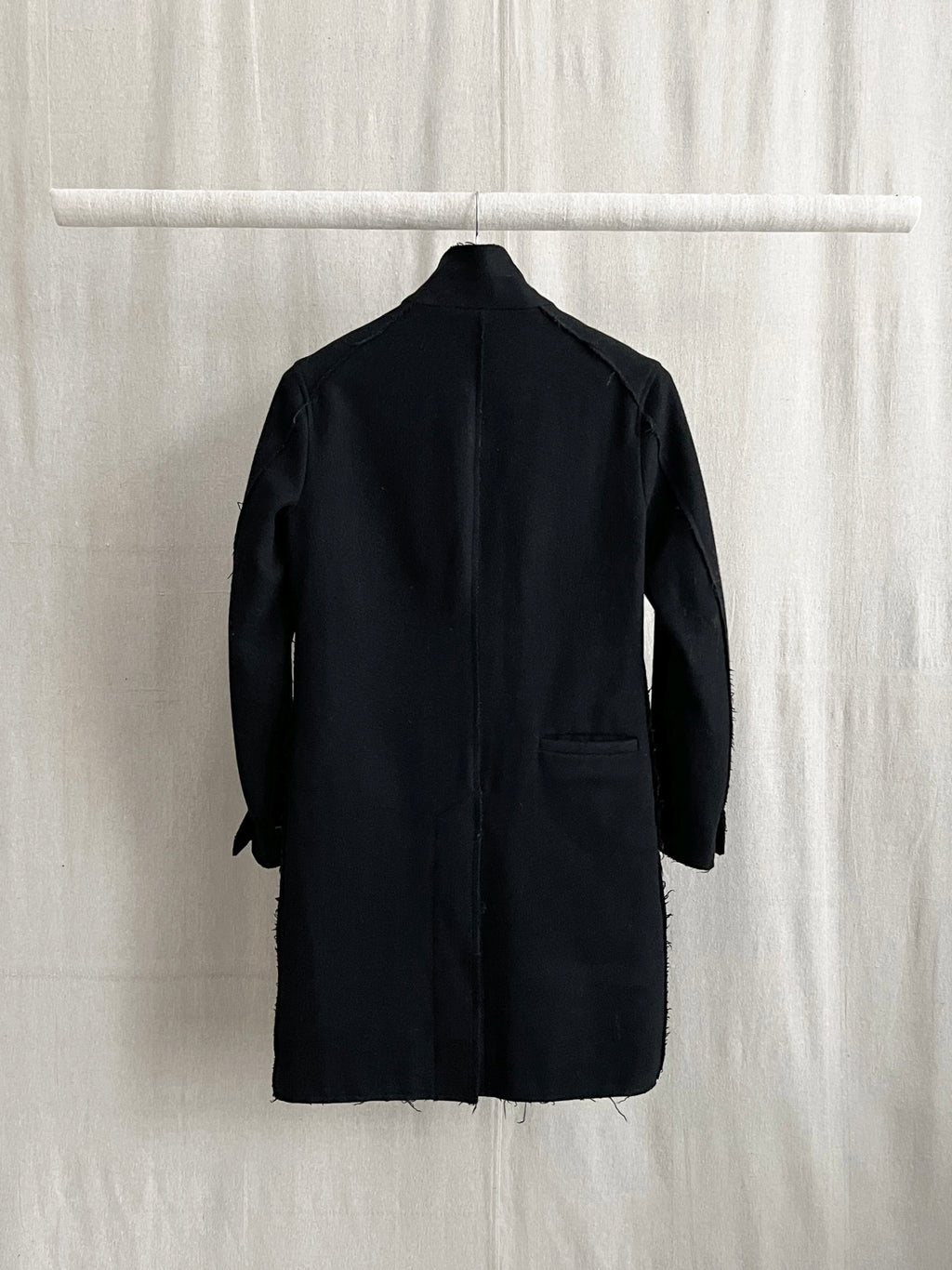 Patrick Stephan Raw Hem Coat