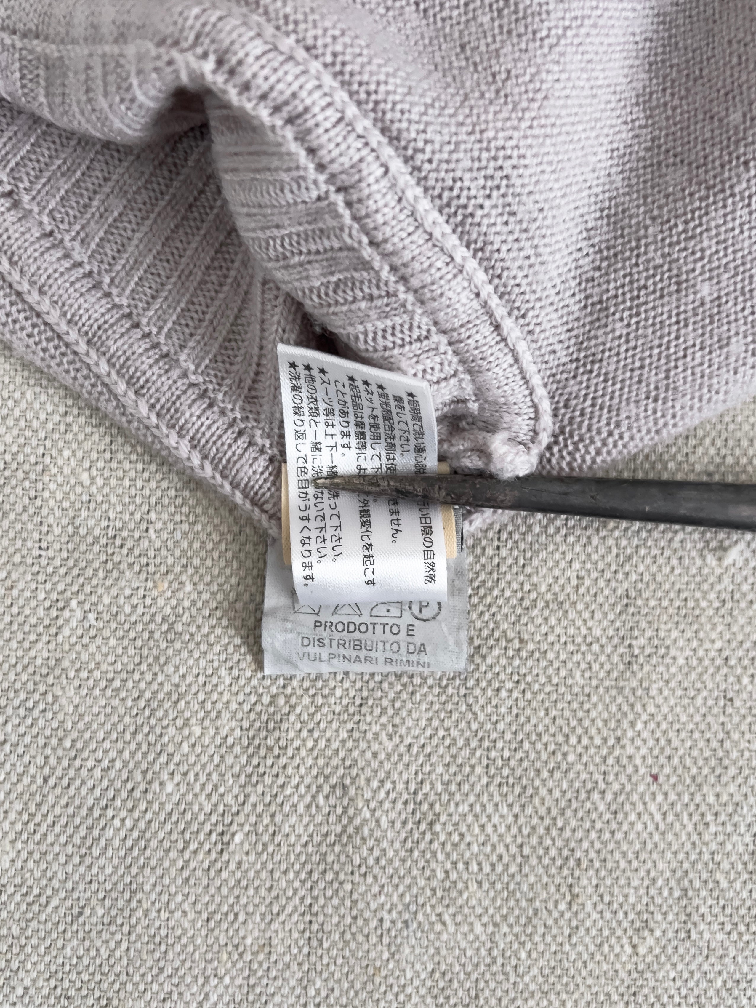 Rick Owens AW03 ‘TRUCKER’ Runway Off-Shoulder Merino Knit
