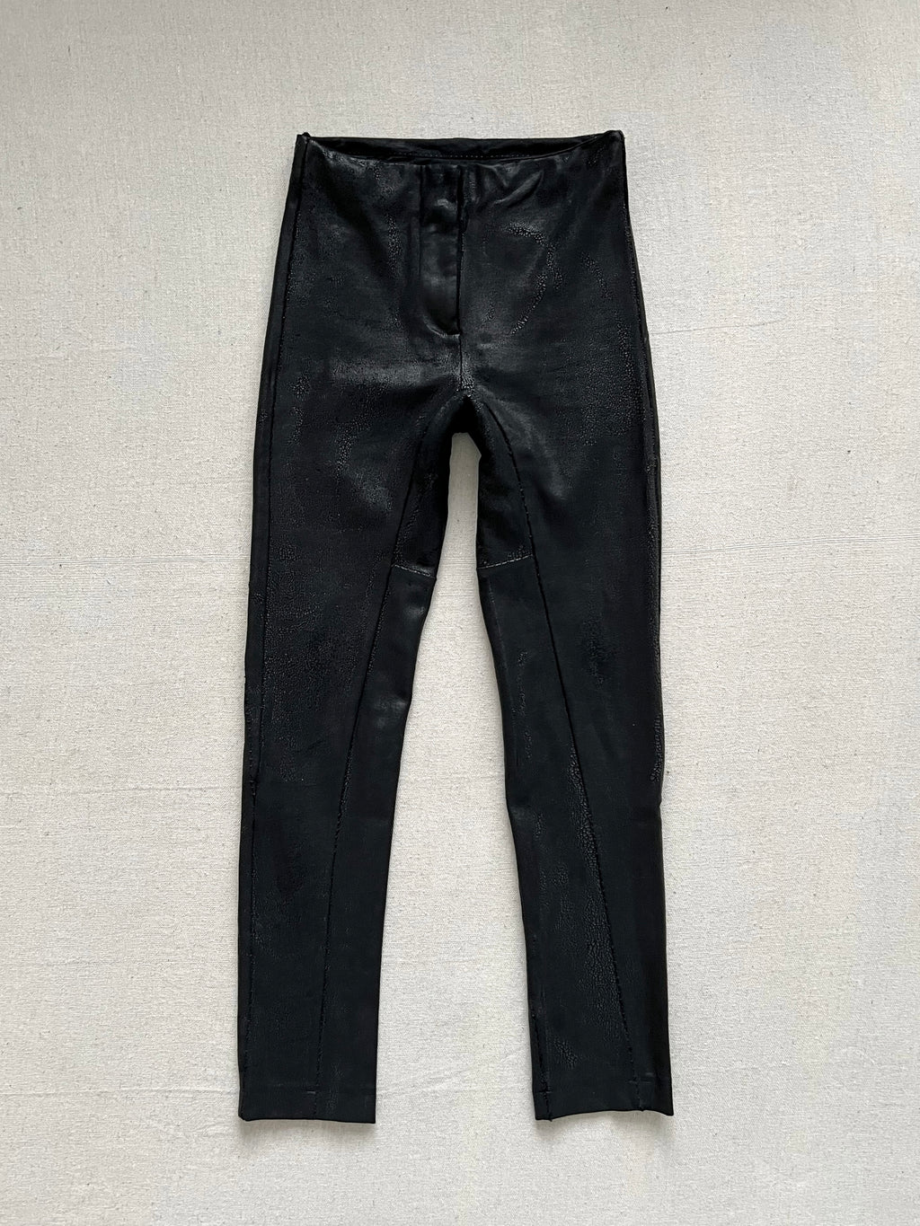 Masnada Blistered Scar Stitch Skinny Stretch Trousers