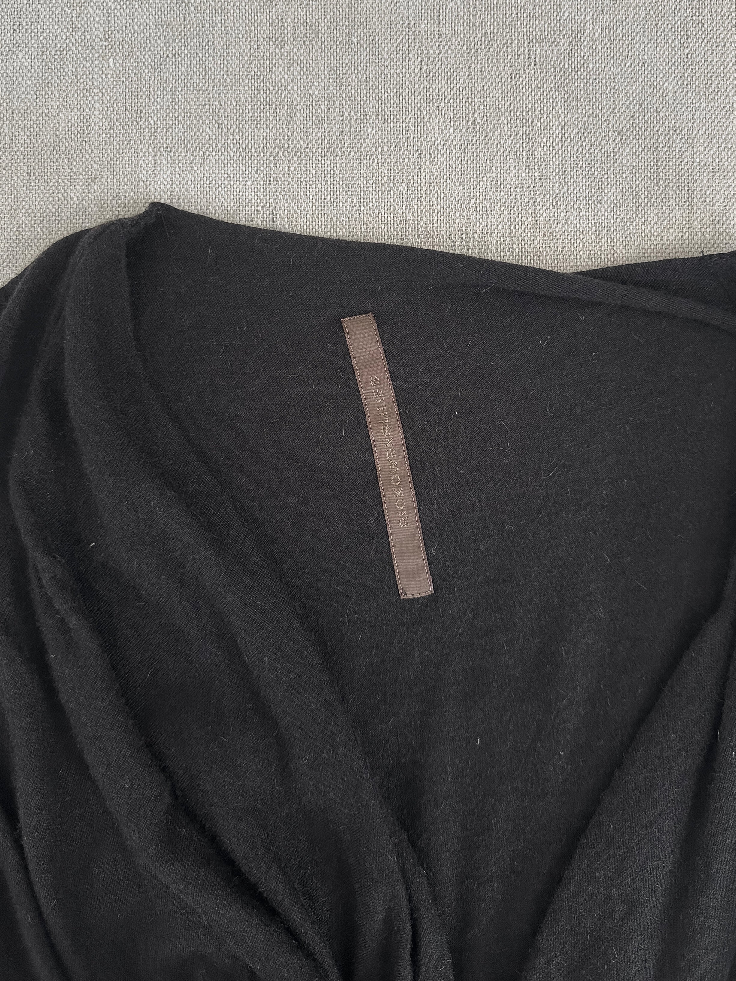 Rick Owens Lilies Draped Angora Blend Top