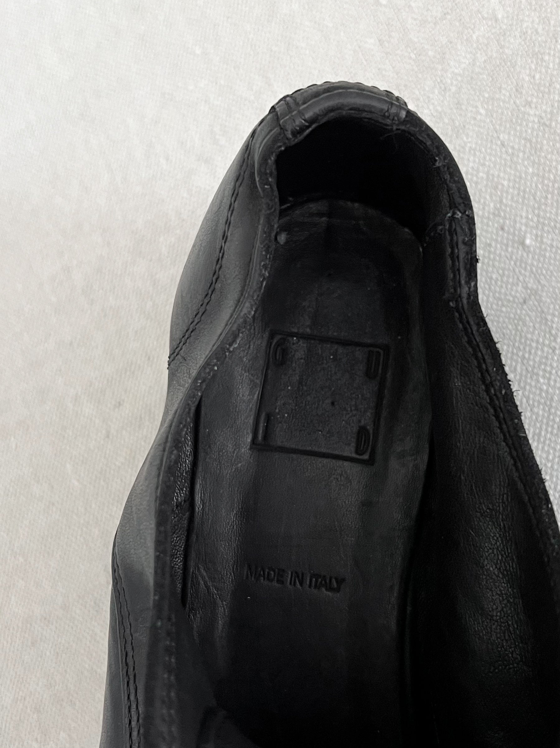 Guidi Black 792V Kangaroo Leather Derby
