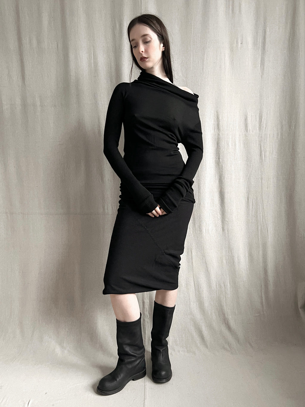 Rick Owens FW17 ‘GLITTER’ Lightweight Wool Knit