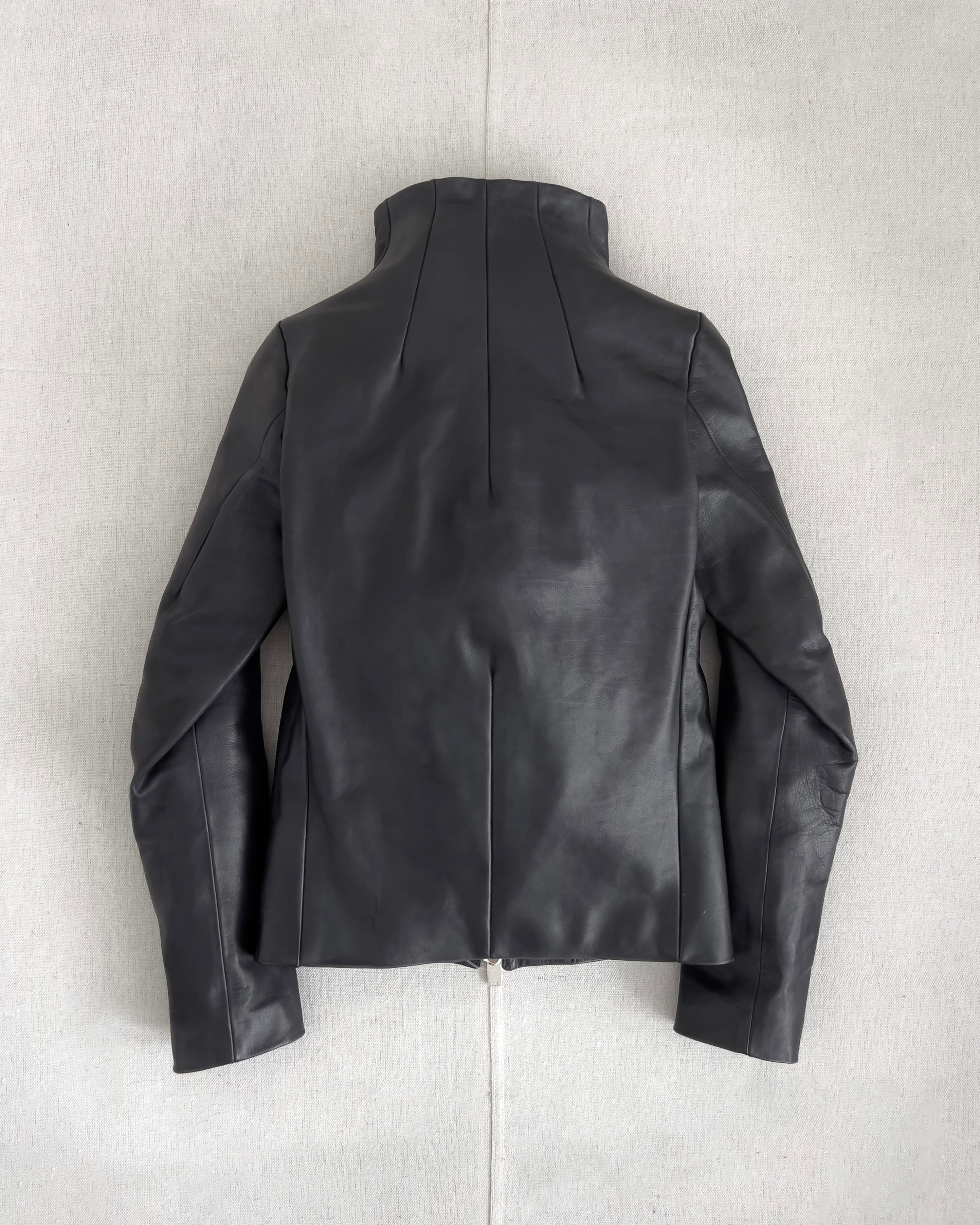 MN LAST by Shunsuke Kuratomi Avant Garde Leather Rider Jacket 