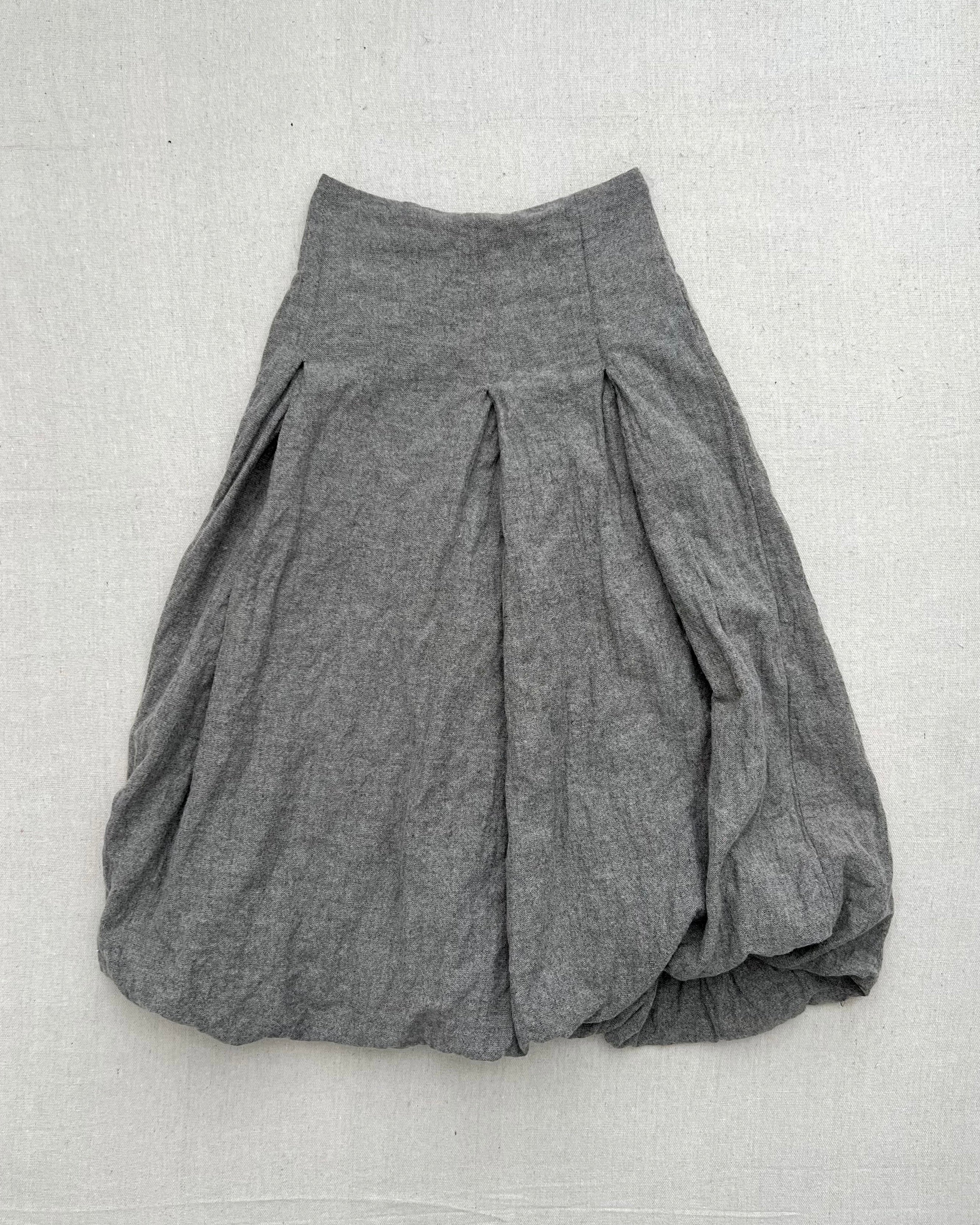 Annette Görtz Metal Wool Blend Bubble Skirt