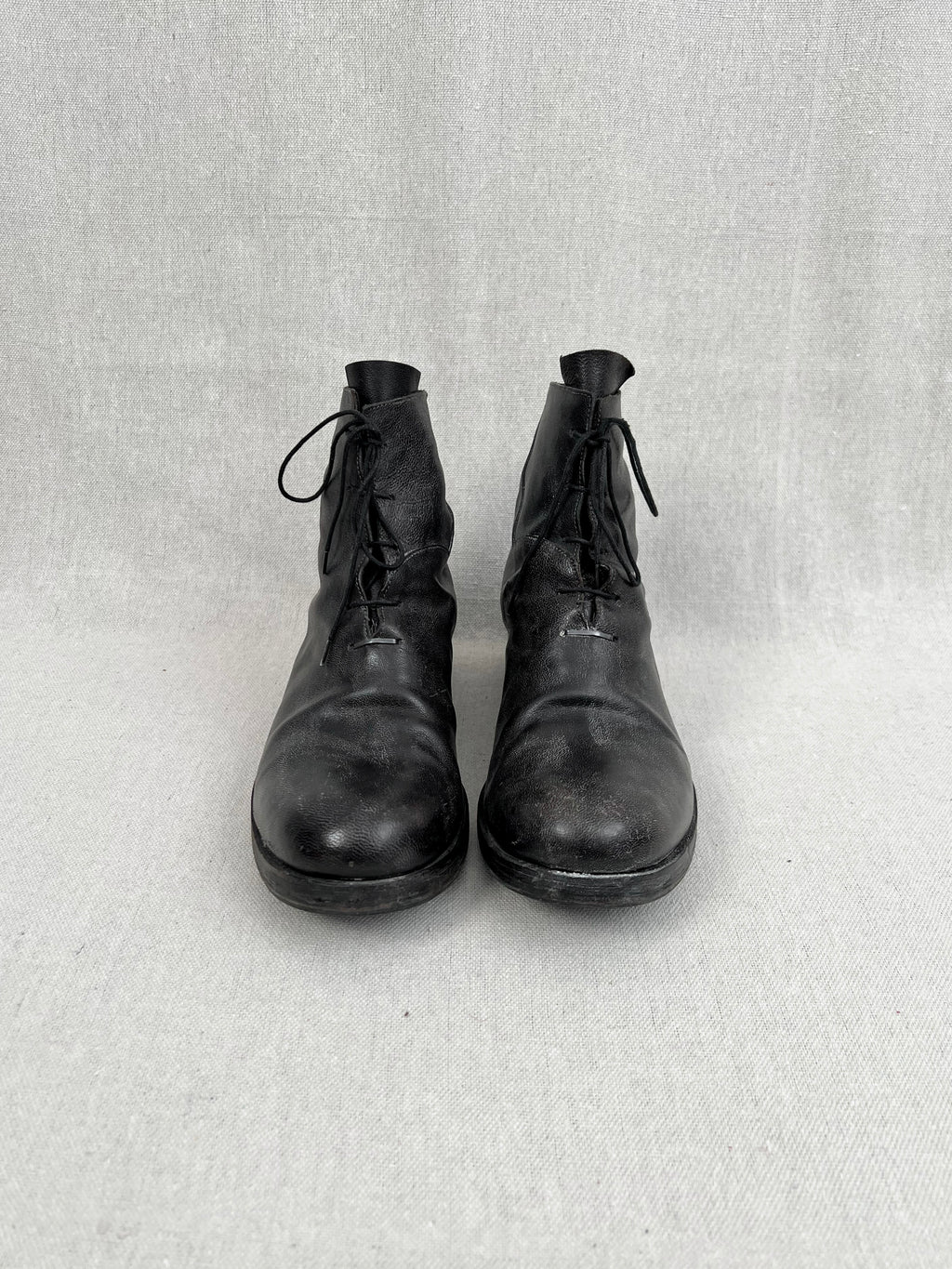 m.a+ S1B2 925 Staple Horsehide Laced Ankle Boots