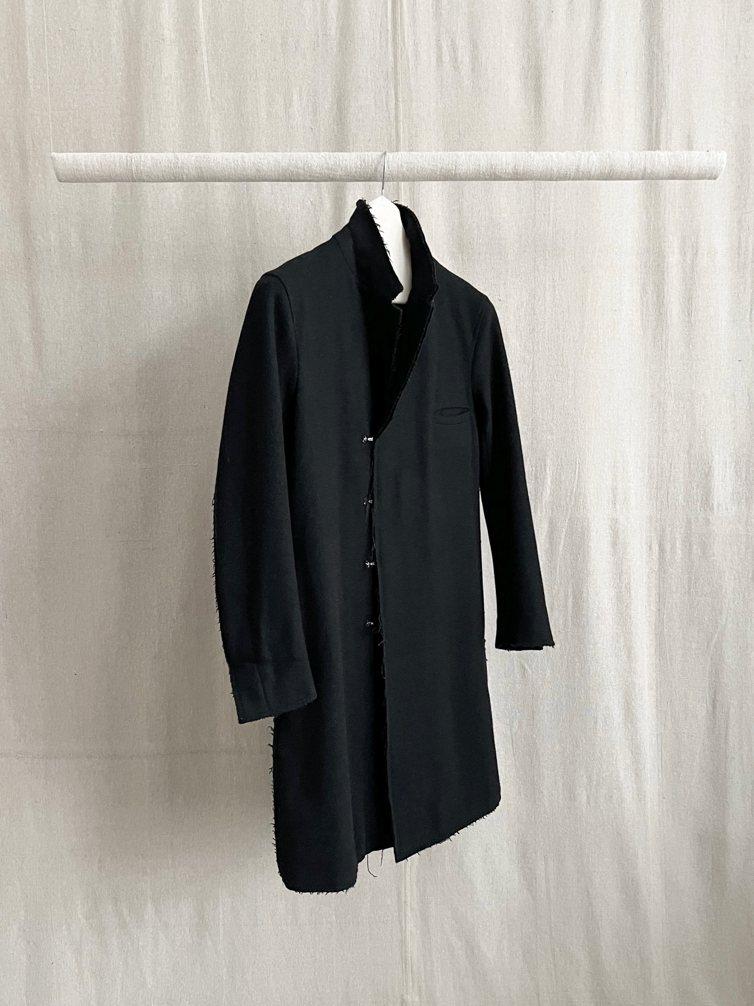 Patrick Stephan Raw Hem Coat