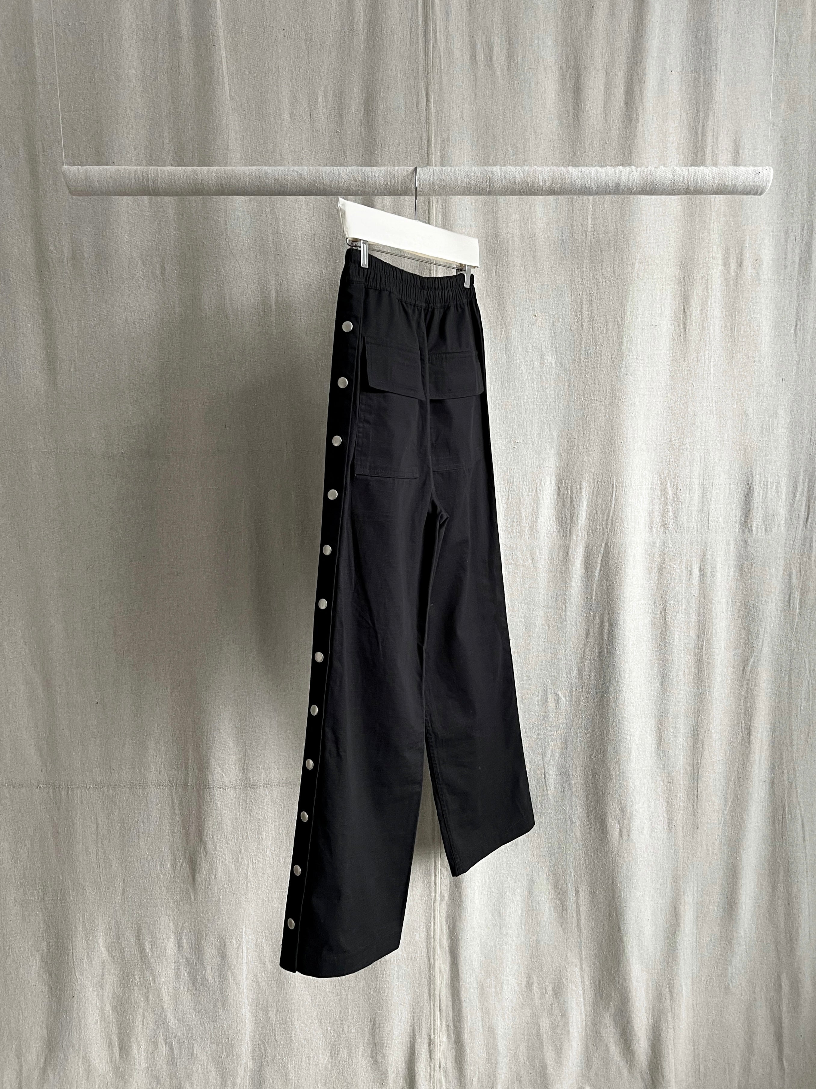 Pusher Studded Cotton Drop Crotch Track Pants