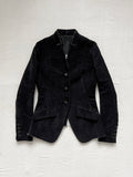 Masnada Tailored Stand Collar Velvet Jacket