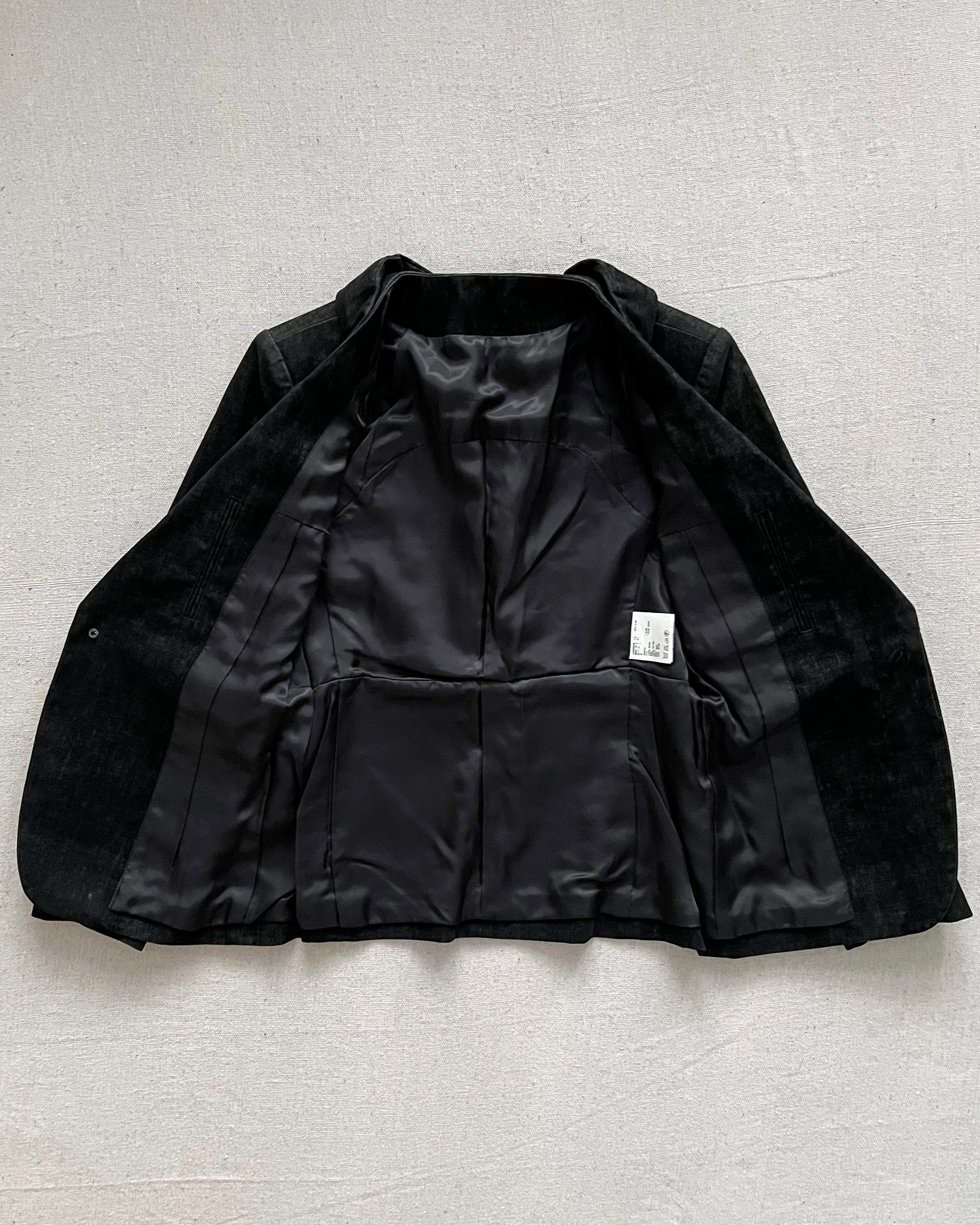 Undercover AW08 Runway Brushed Velvet Crop Blazer