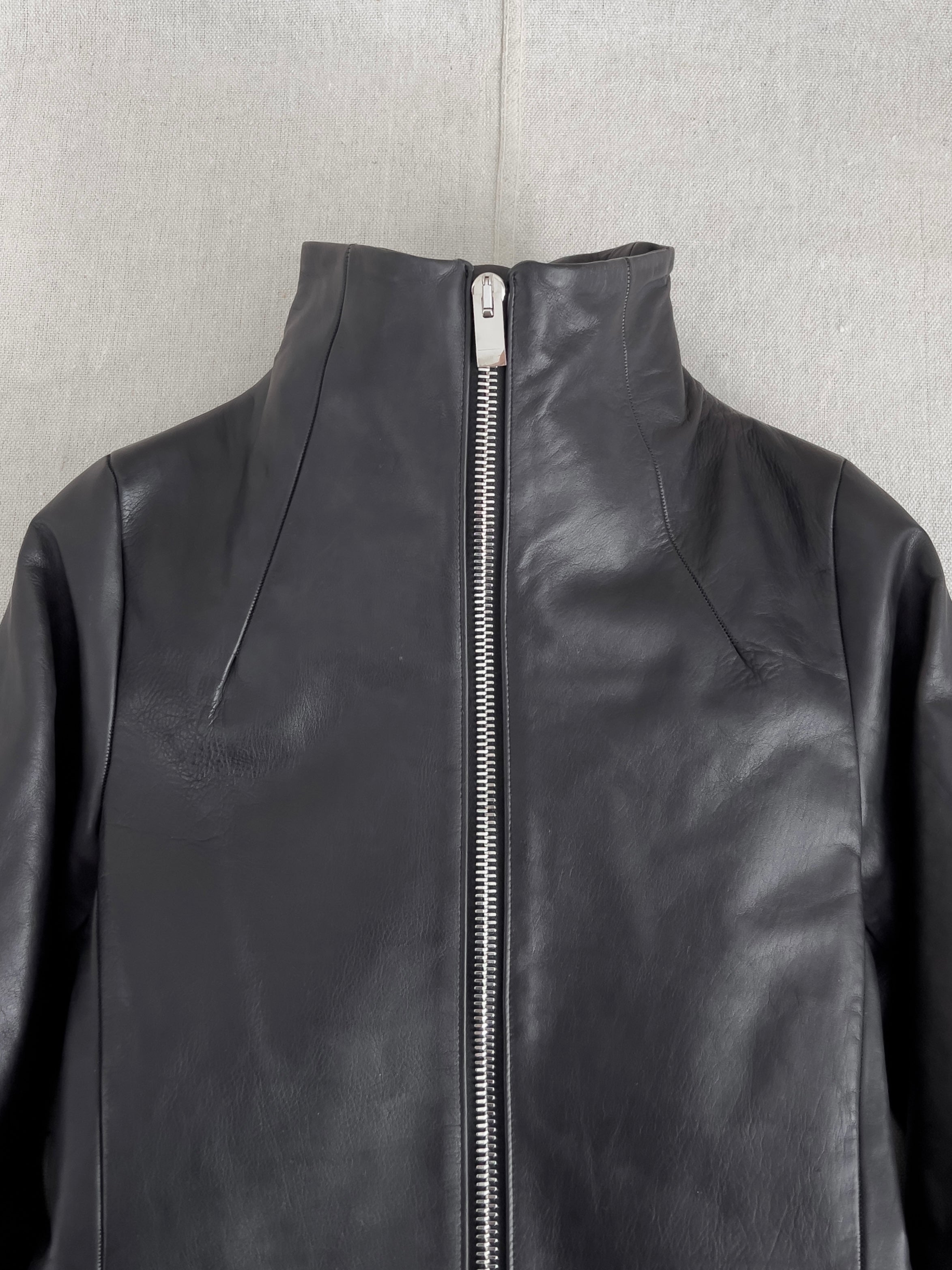 MN LAST by Shunsuke Kuratomi Avant Garde Leather Rider Jacket 