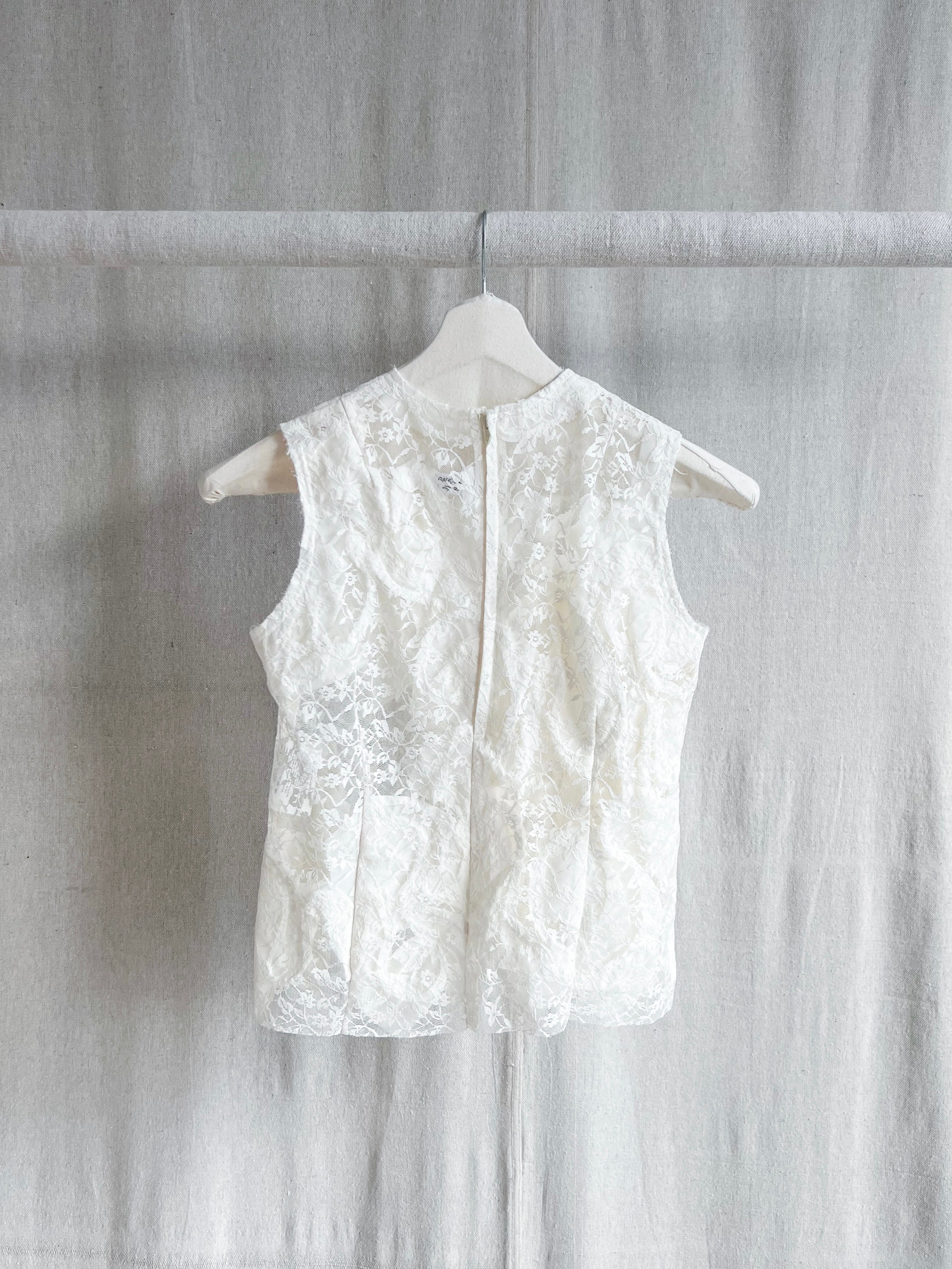 Comme des Garçons AW15 Tailored Lace Blouse