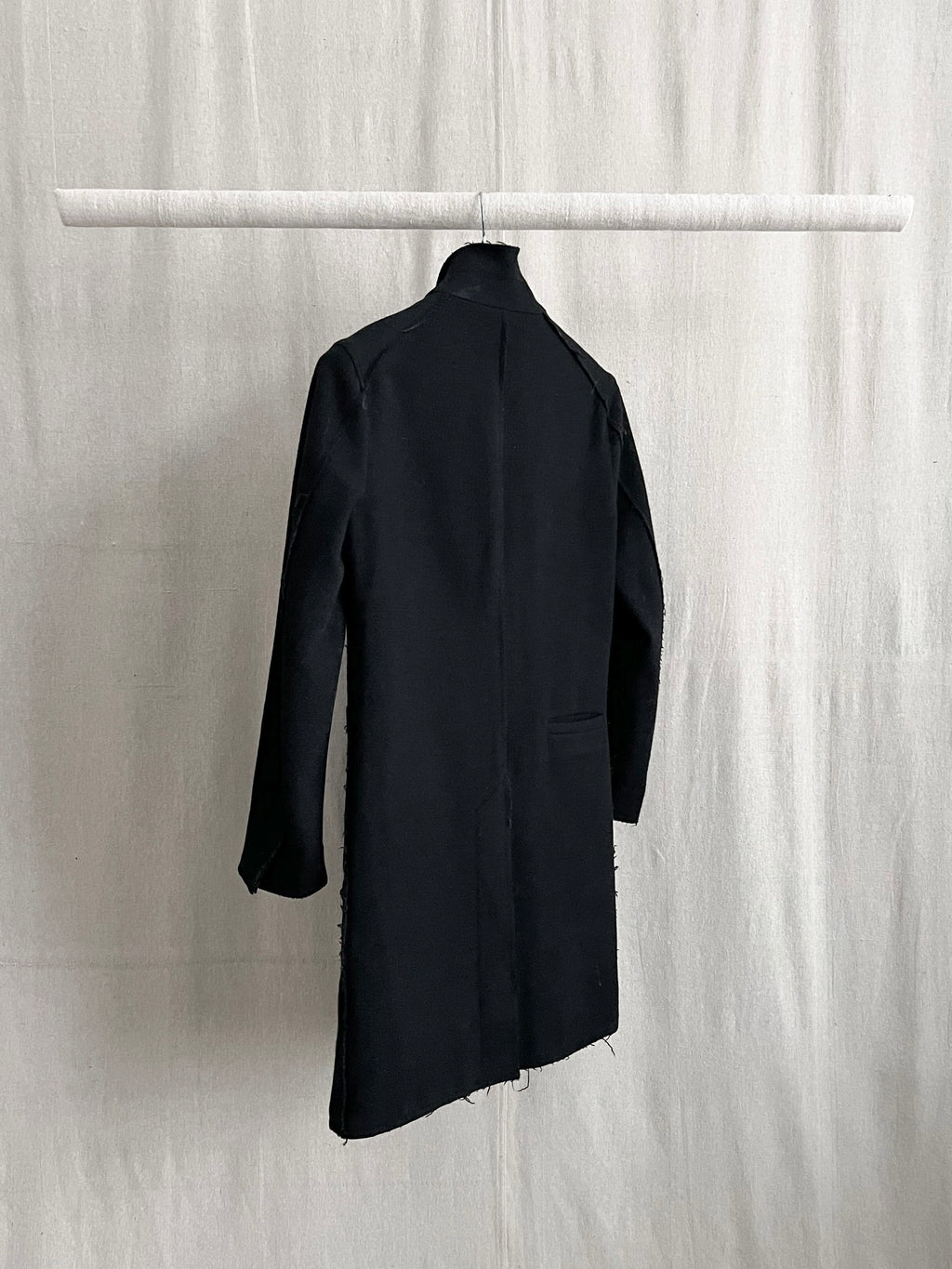 Patrick Stephan Raw Hem Coat