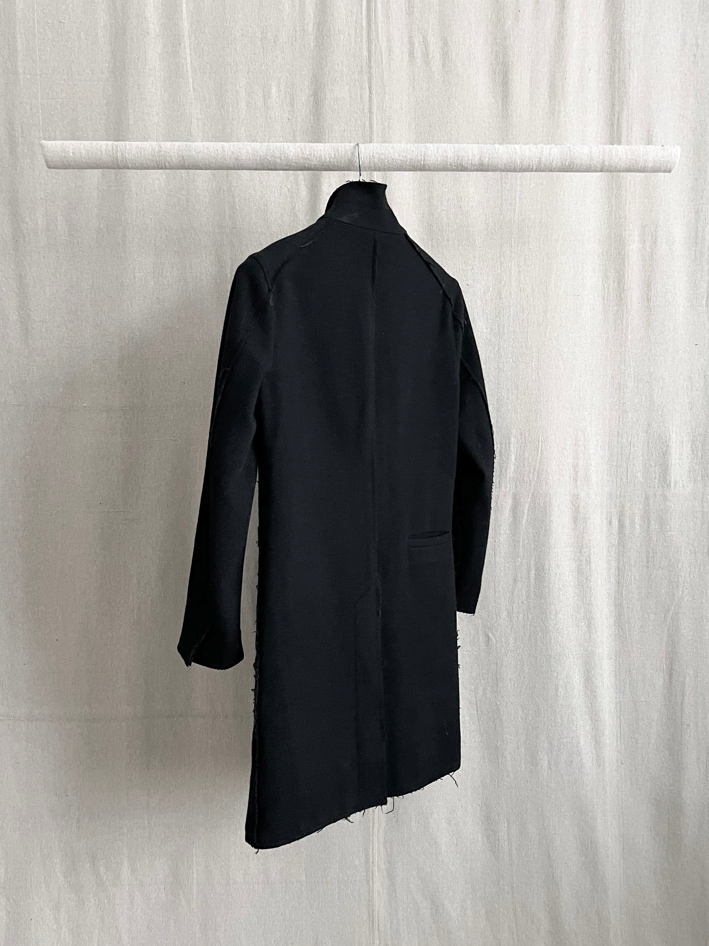 Patrick Stephan Raw Hem Coat