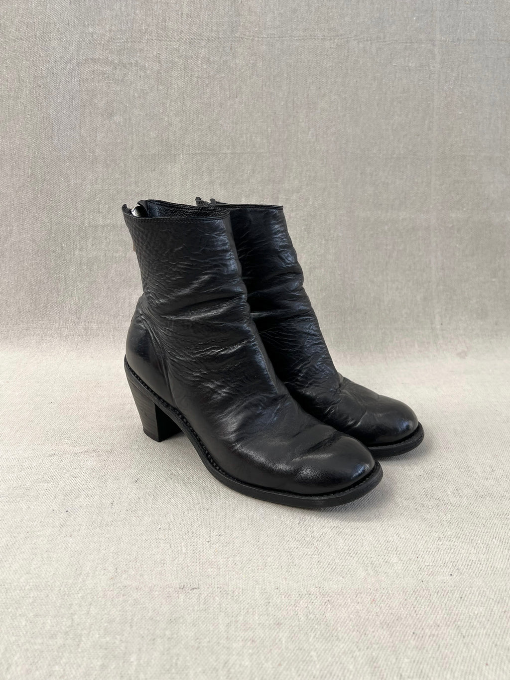 Guidi 3006 Back Zip High Heel Boots