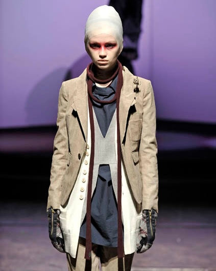 Undercover AW08 Runway Brushed Velvet Crop Blazer