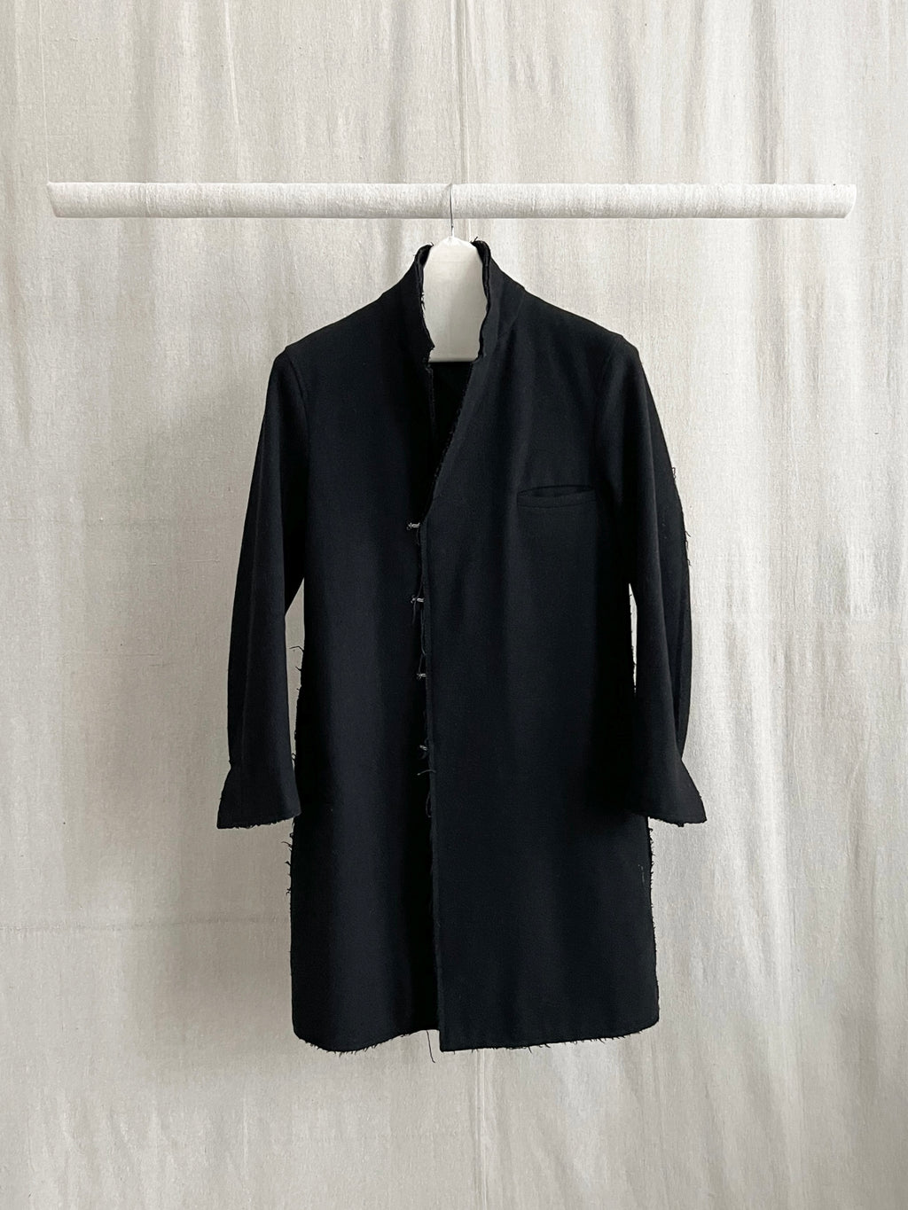 Patrick Stephan Raw Hem Coat
