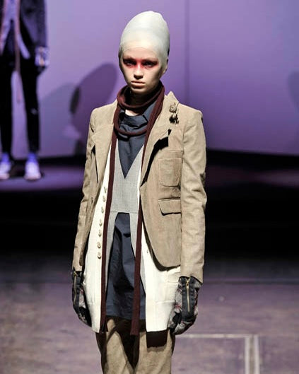 Undercover AW08 Runway Brushed Velvet Crop Blazer