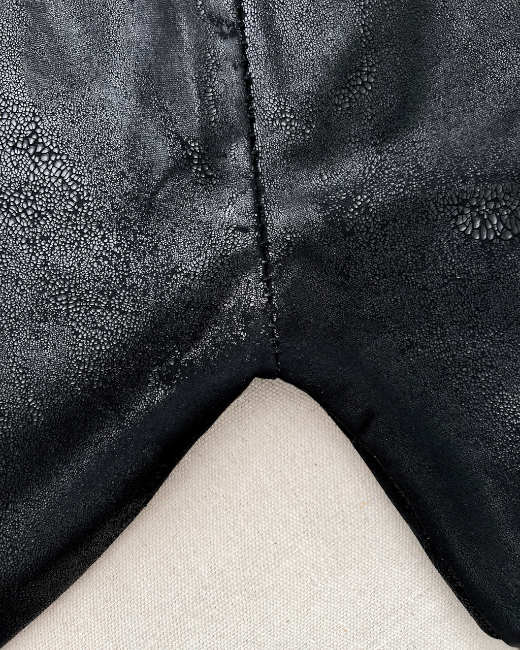 Masnada Blistered Scar Stitch Skinny Stretch Trousers