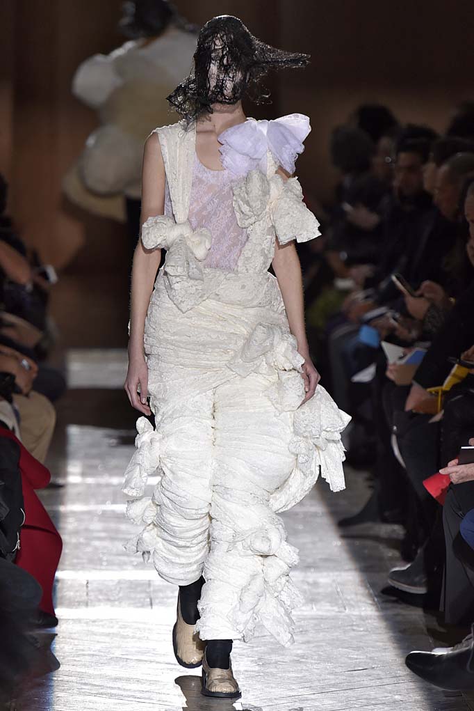 Comme des Garçons AW15 Tailored Lace Blouse