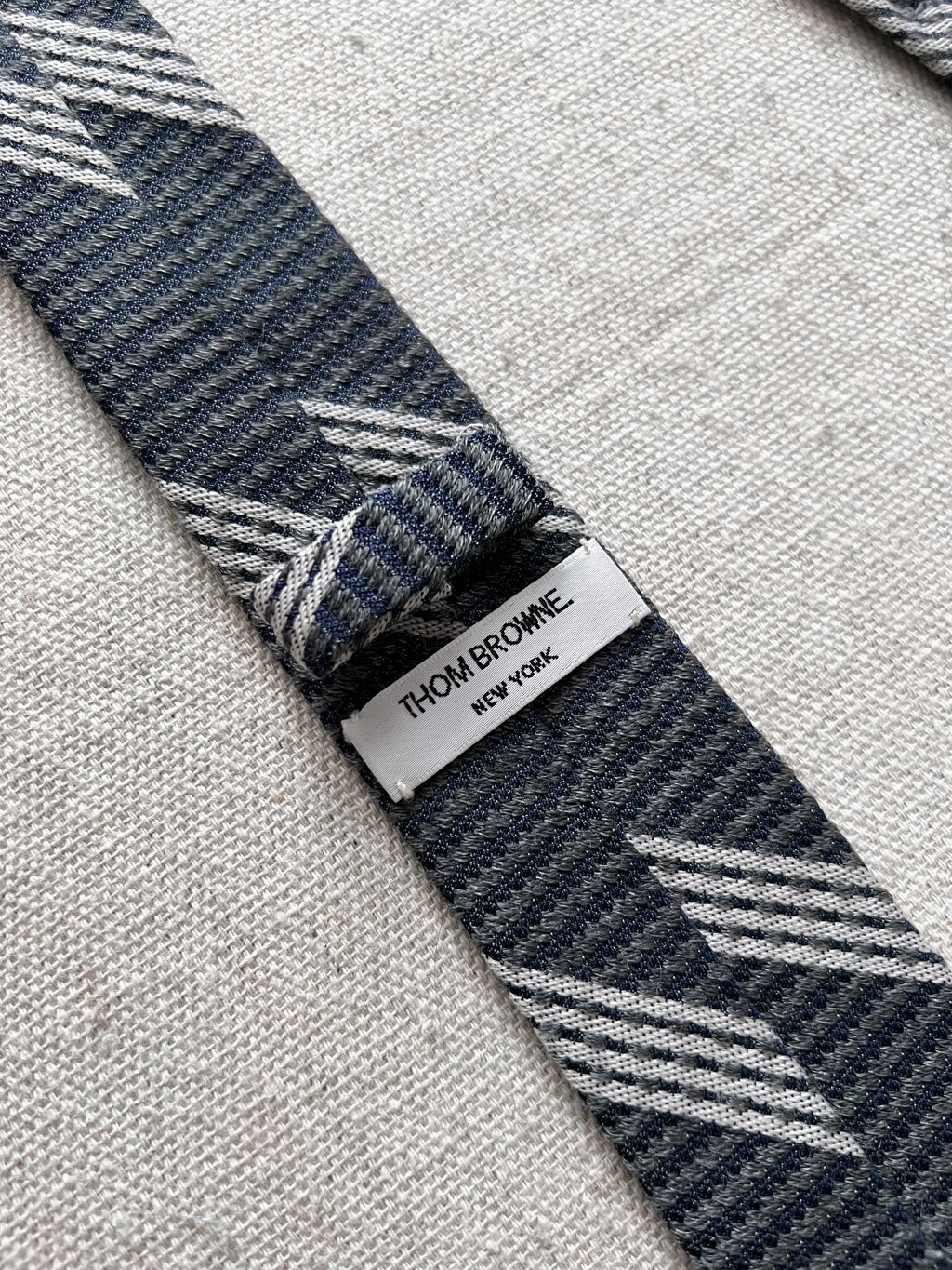 Thom Browne Silk/Wool Tie