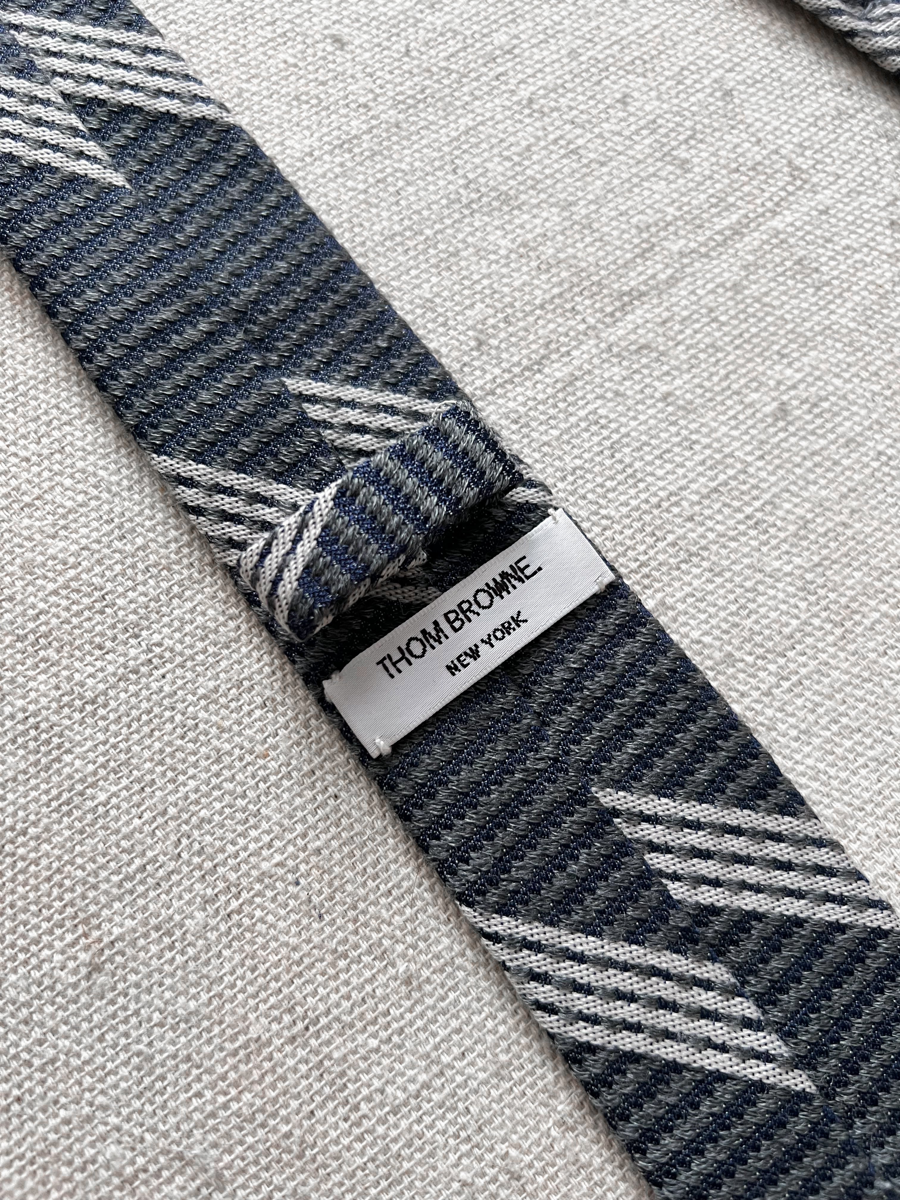 Thom Browne Silk/Wool Tie