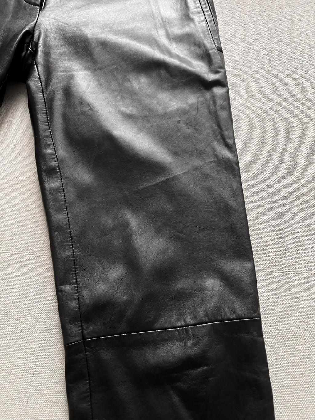 Costume National AW1999 Runway Leather Trousers