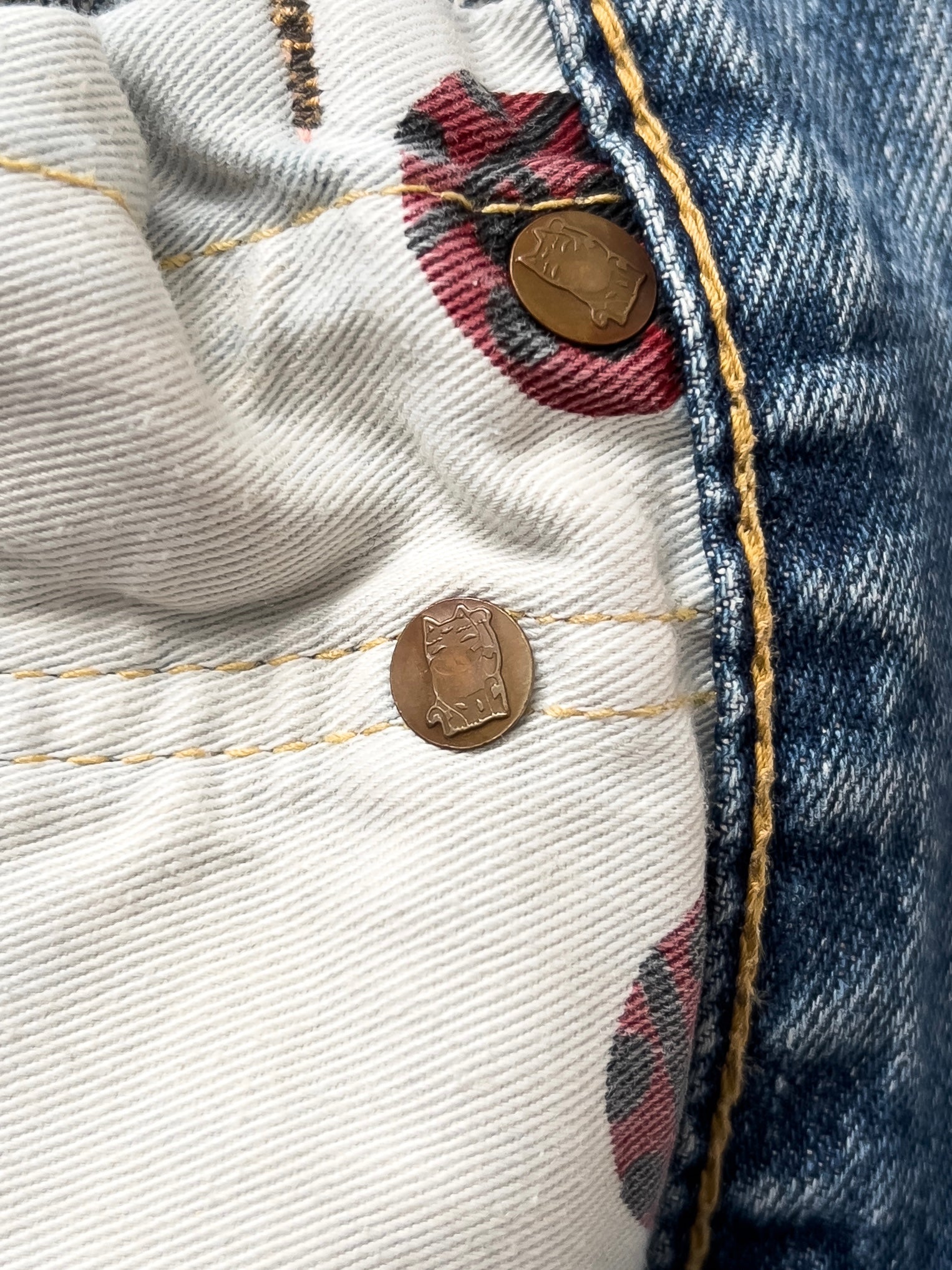 Bru Na Boinne Distressed Japanese Denim