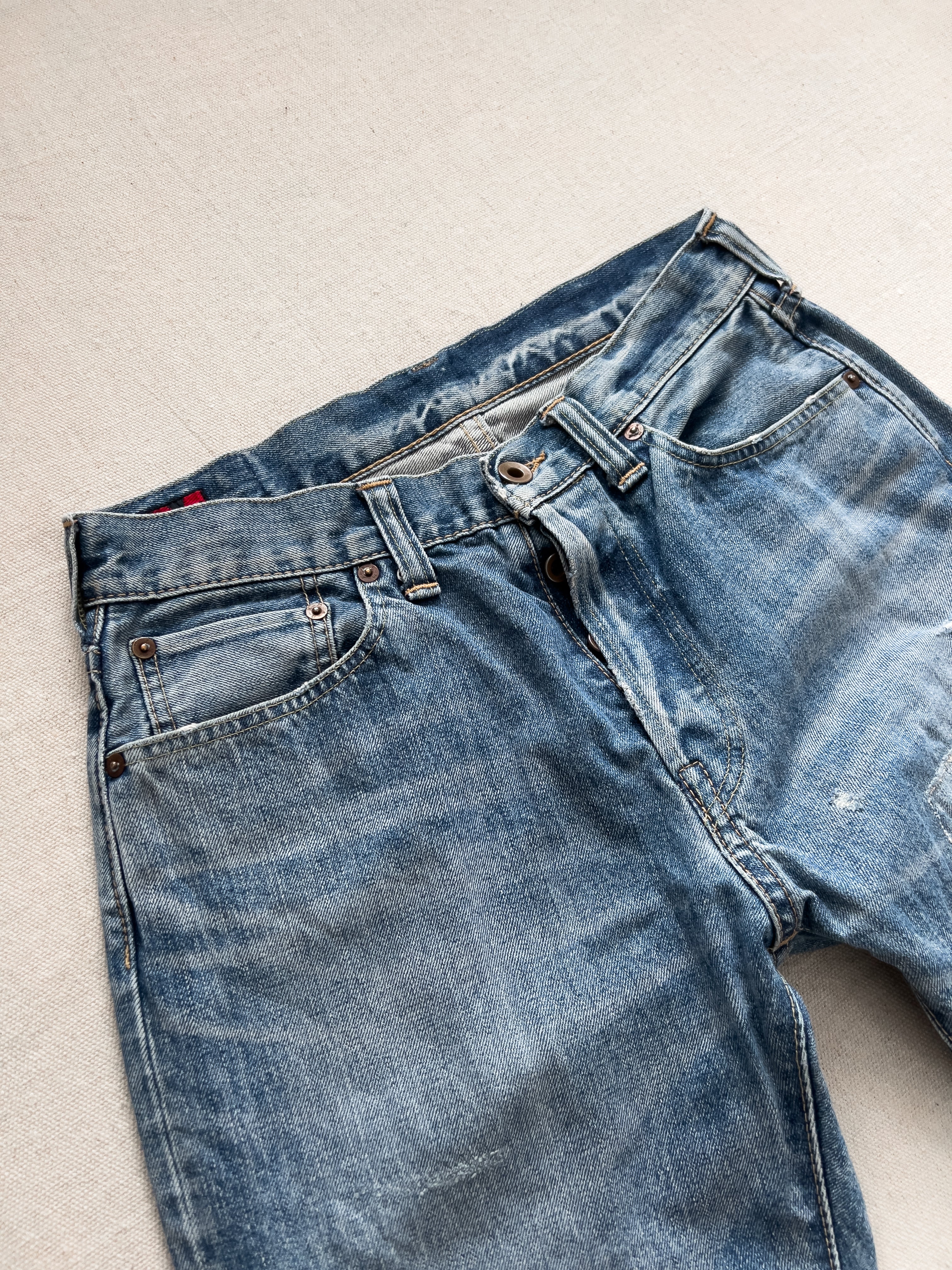 Bru Na Boinne Distressed Japanese Denim