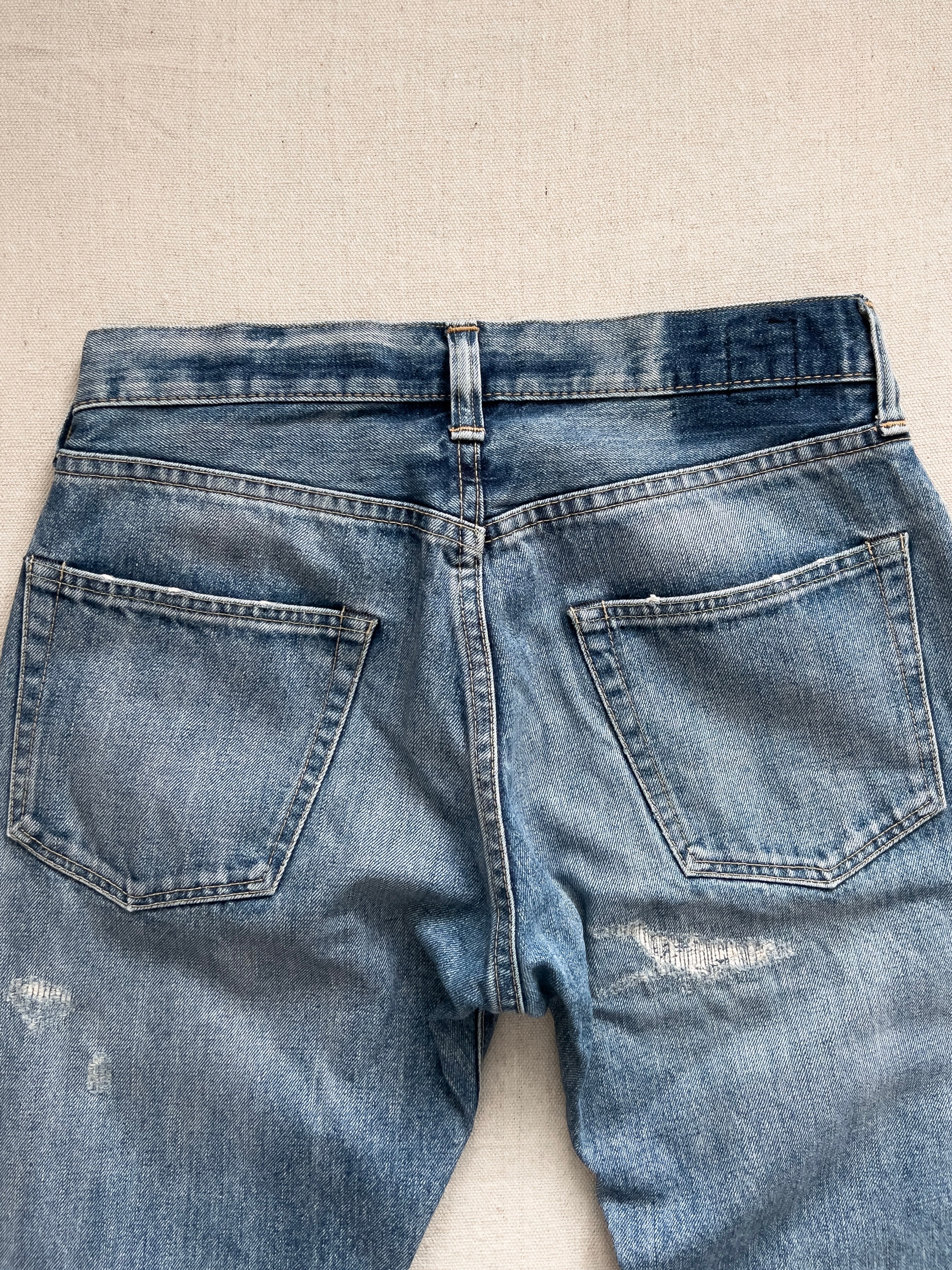 Bru Na Boinne Distressed Japanese Denim