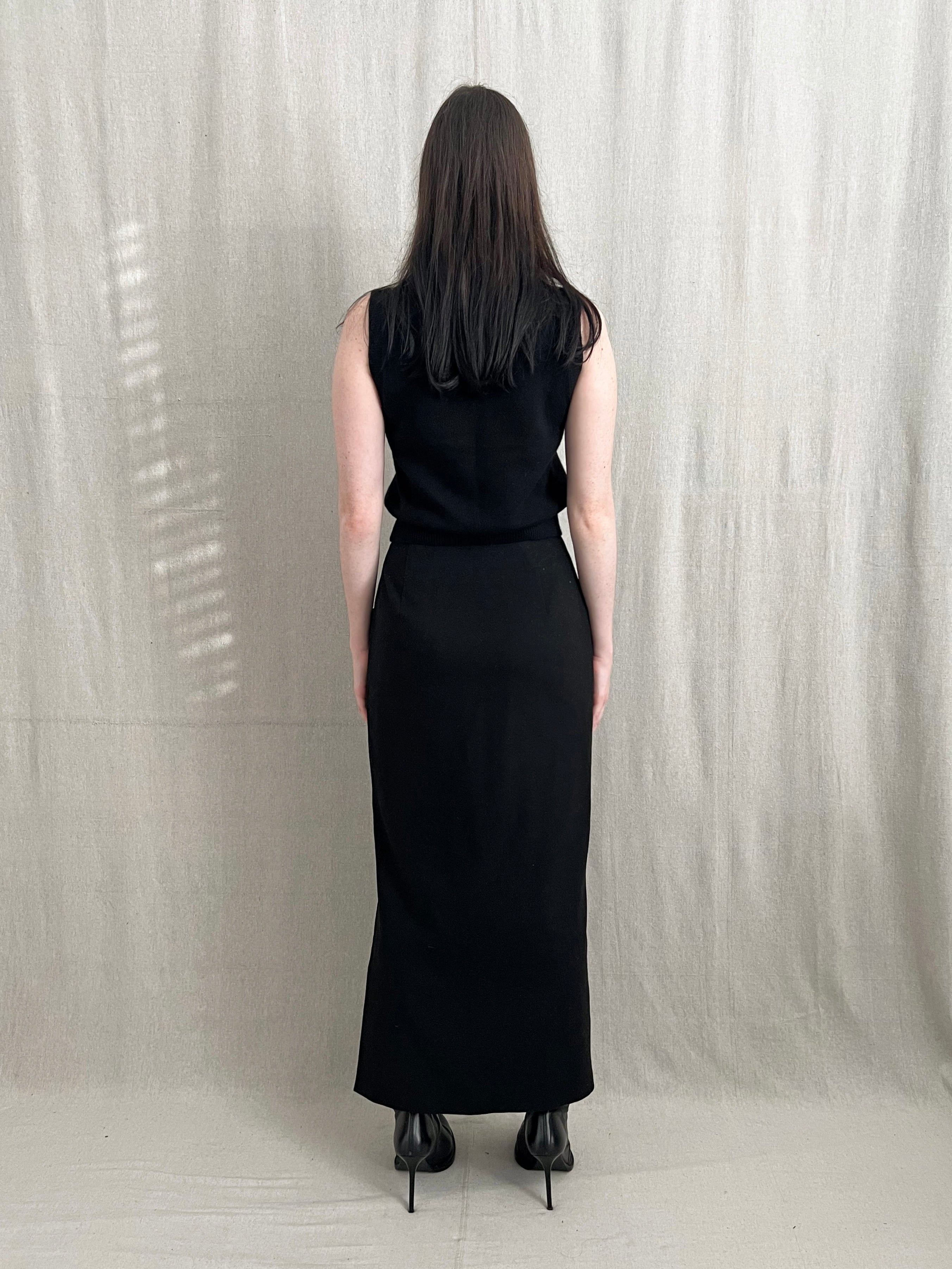 Annette Görtz Woolen Pillar Skirt