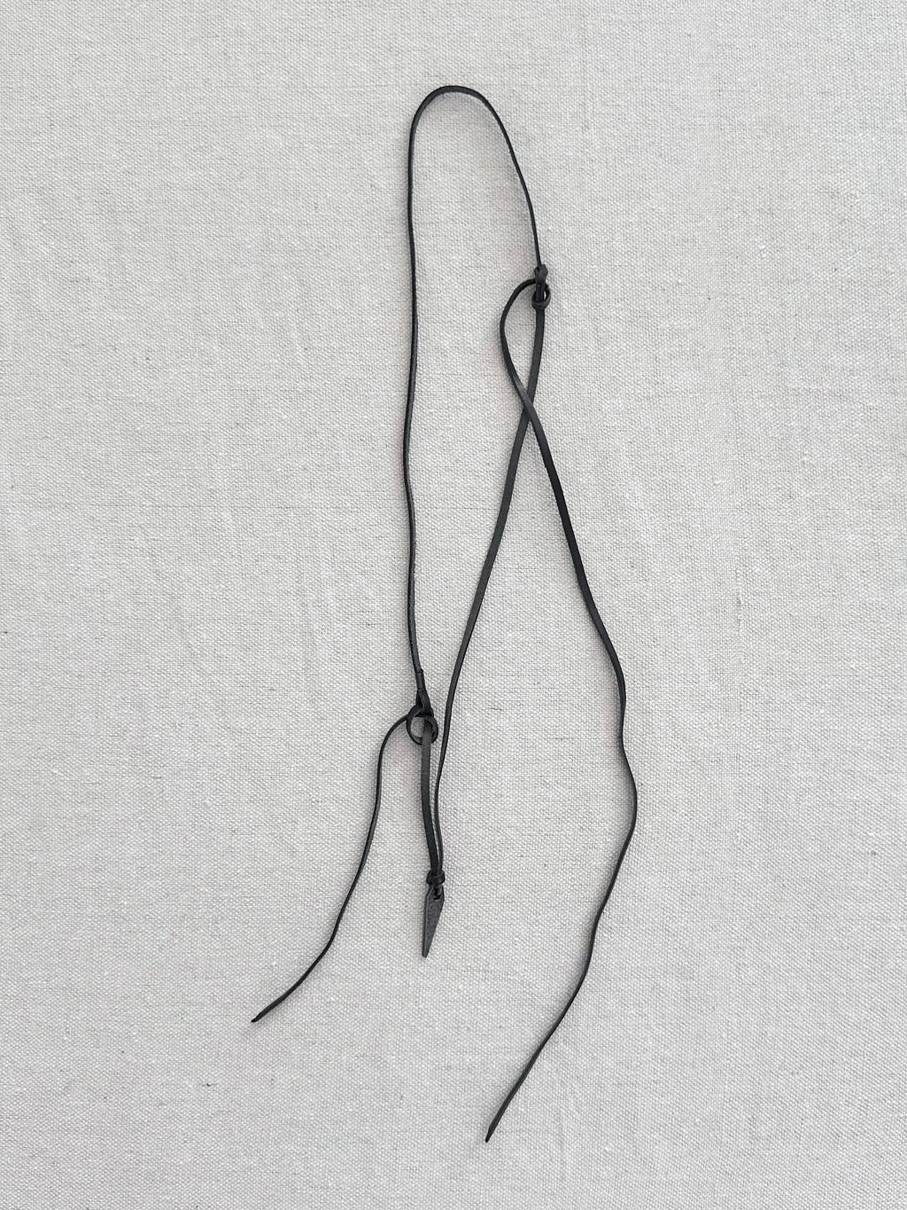 Kazuyuki Kumagai Attachment Guidi Leather Arrowhead Necklace