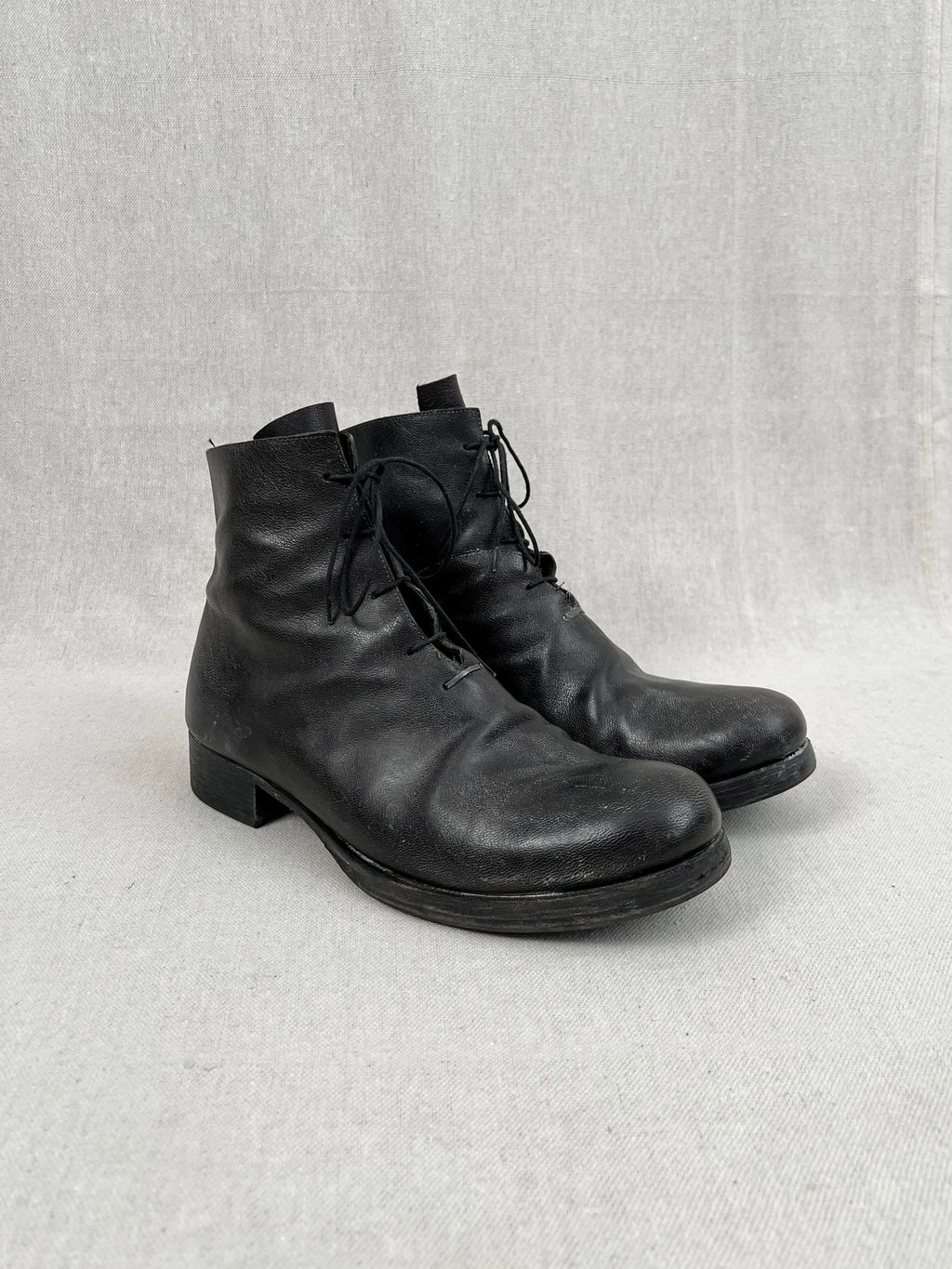 m.a+ S1B2 925 Staple Horsehide Laced Ankle Boots