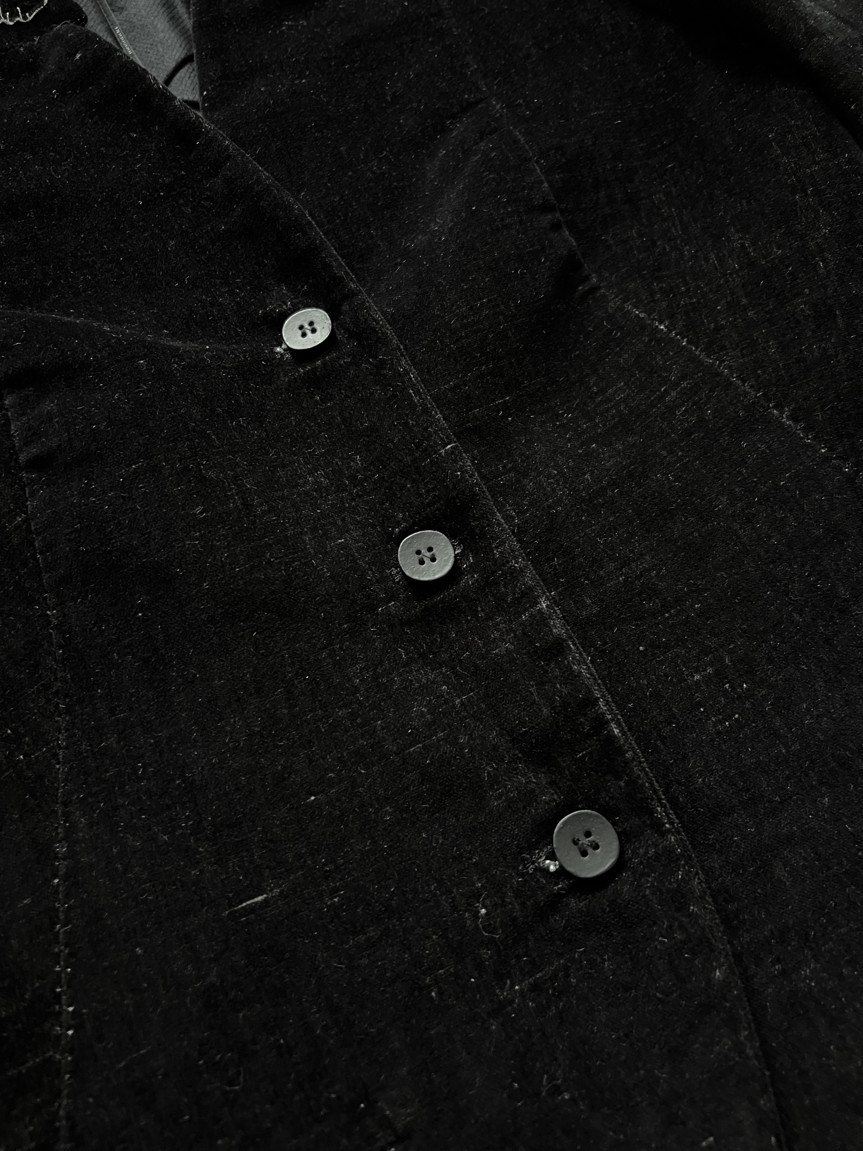 Masnada Tailored Stand Collar Velvet Jacket