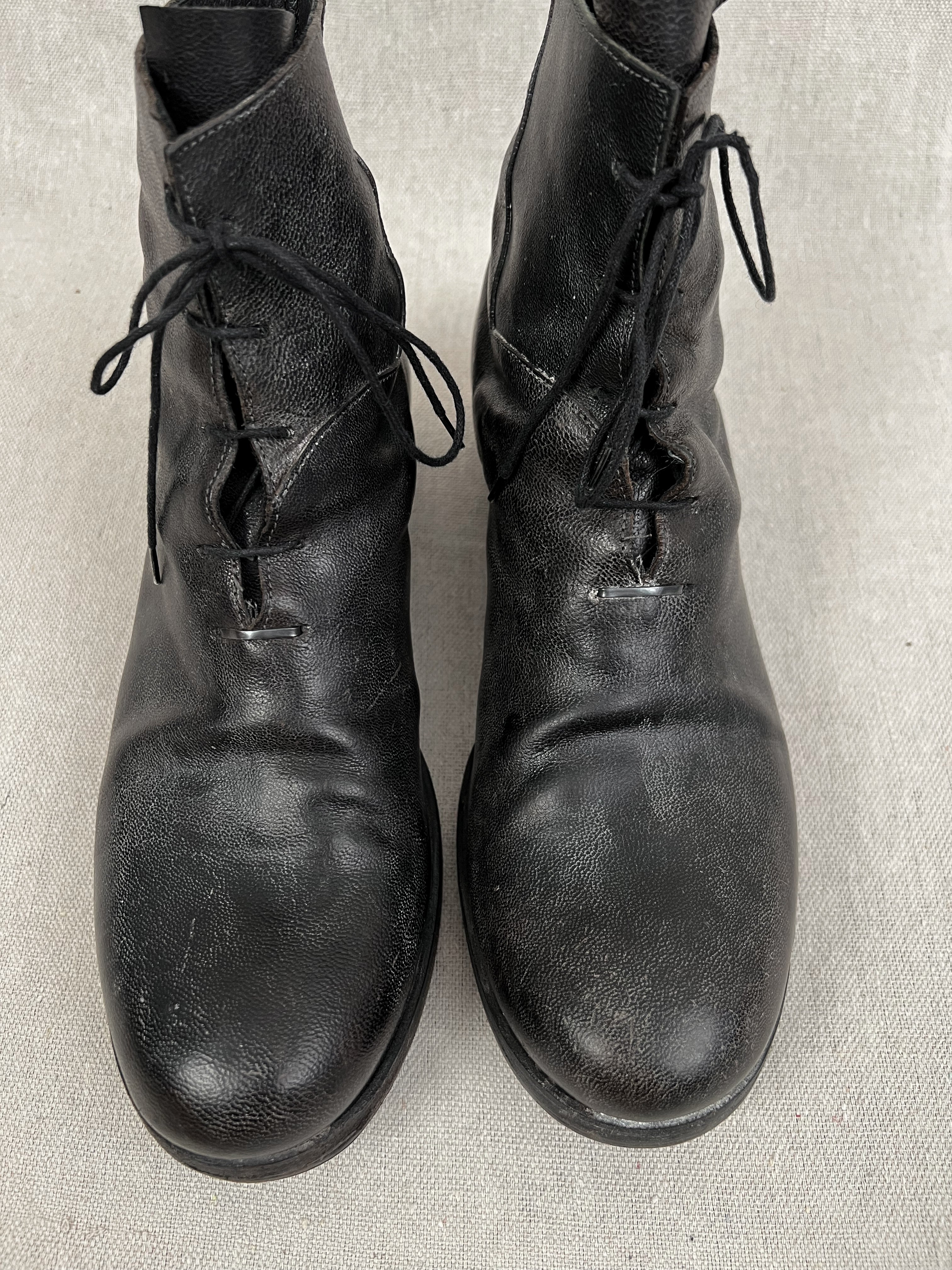 m.a+ S1B2 925 Staple Horsehide Laced Ankle Boots