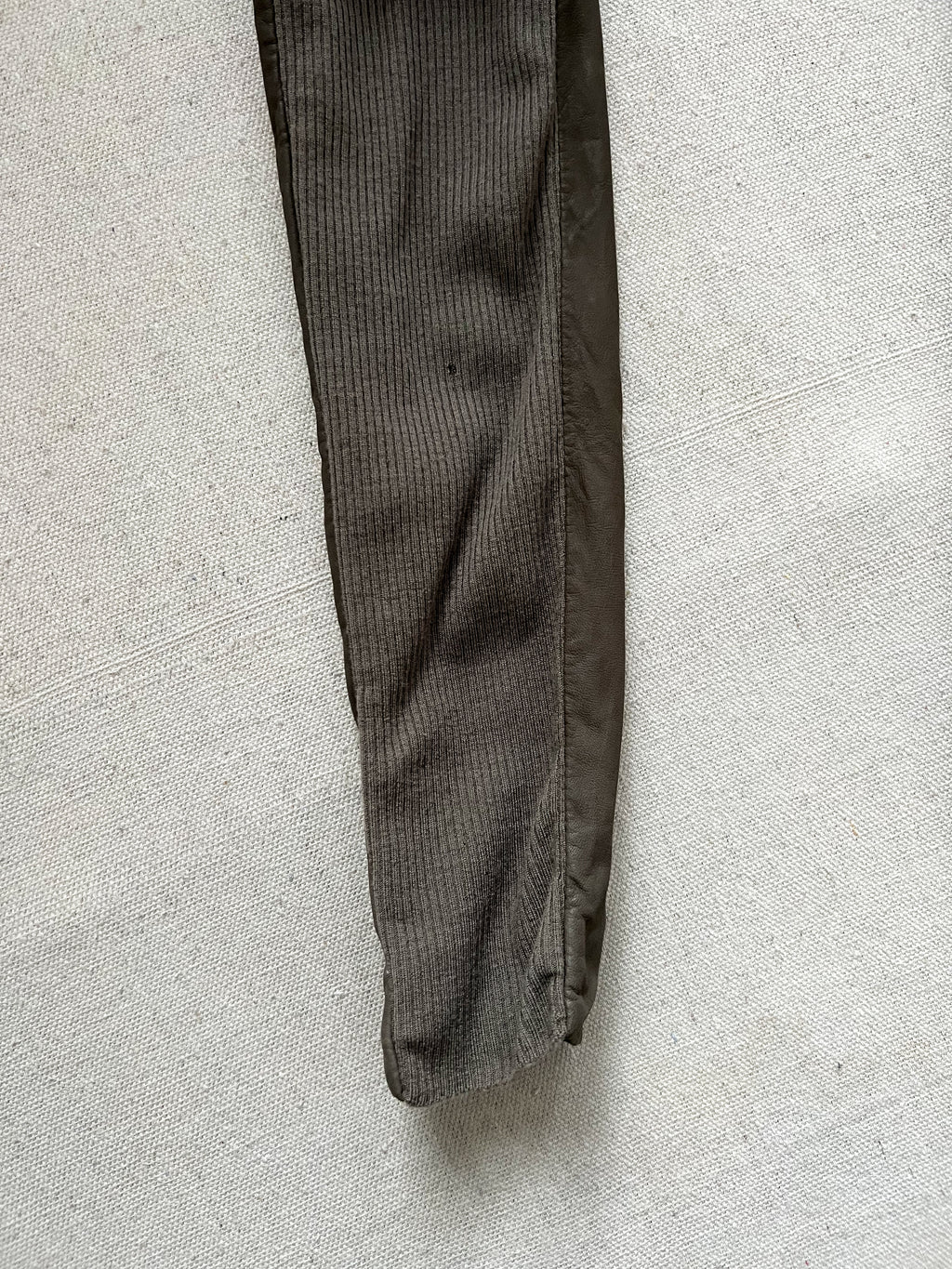 Rare Rick Owens 2000s Dust Strappy Draped Lamb Leather Jacket
