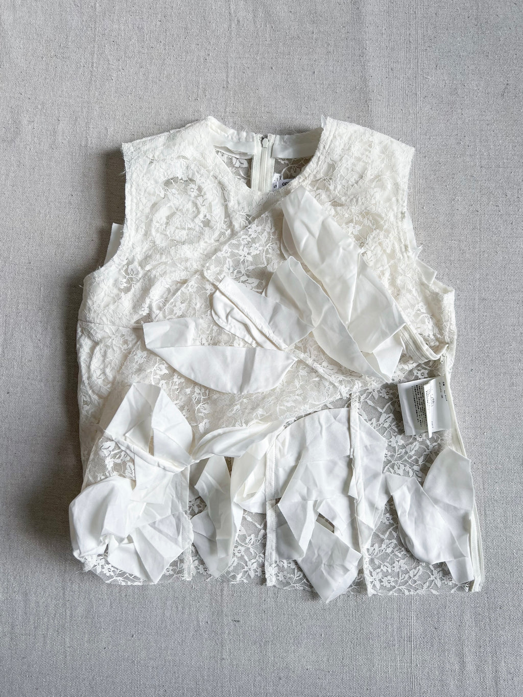 Comme des Garçons AW15 Tailored Lace Blouse