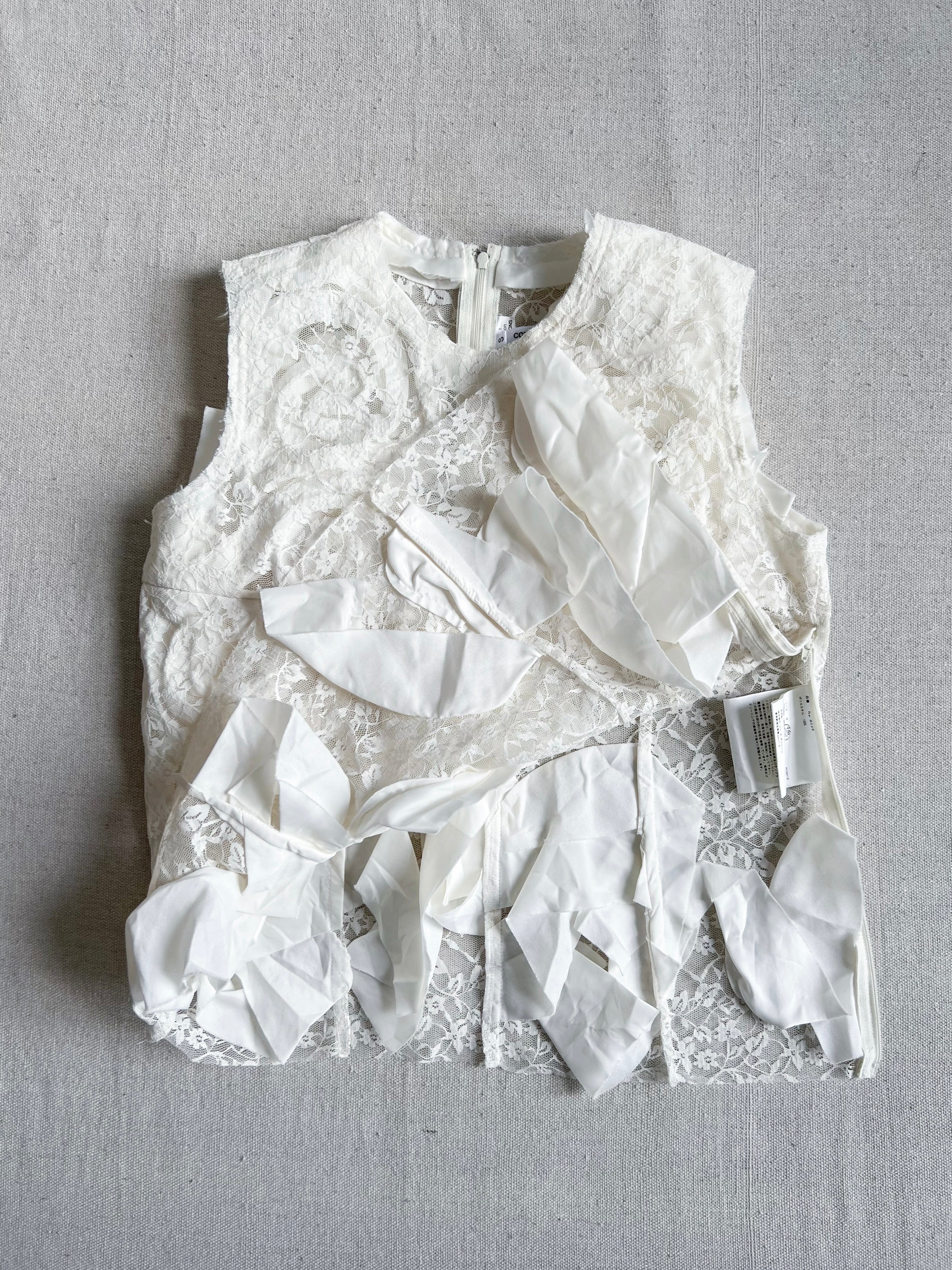 Comme des Garçons AW15 Tailored Lace Blouse