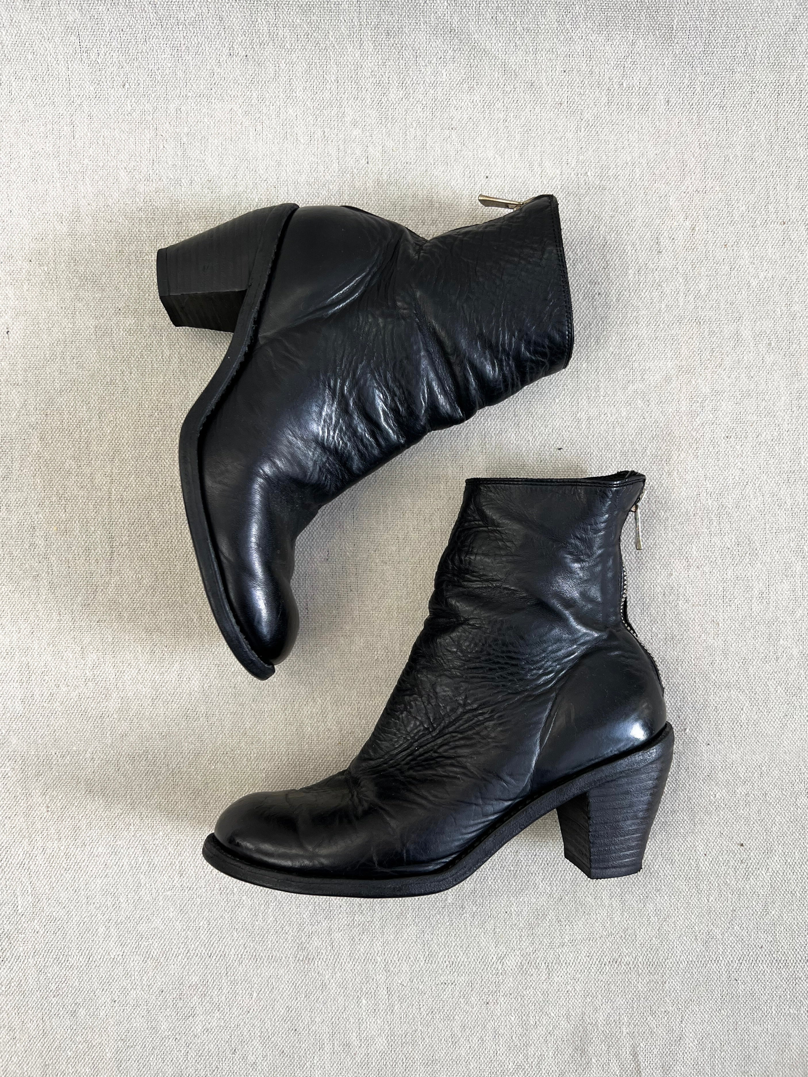 Guidi 3006 Back Zip High Heel Boots