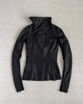 Rick Owens AW10 ‘GLEAM’ Runway Asymmetric Skinny Moto Leather