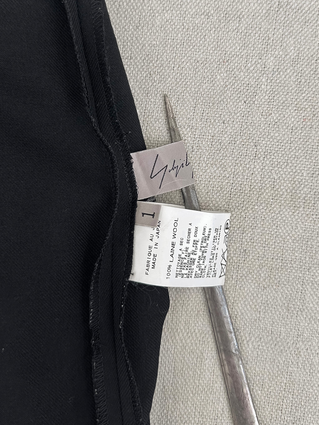 Yohji Yamamoto Femme AW12 Asymmetrical Pleated Skort