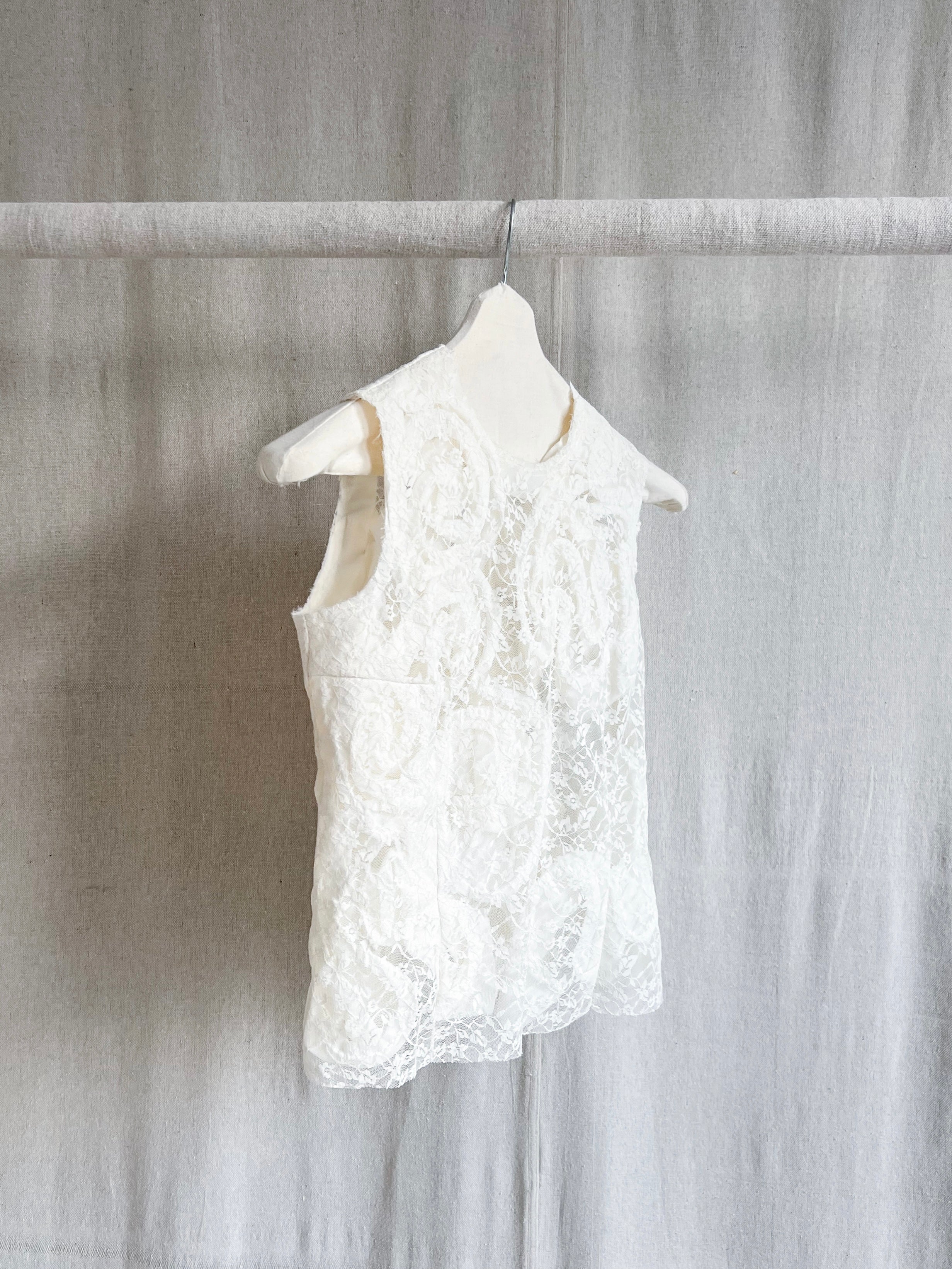 Comme des Garçons AW15 Tailored Lace Blouse