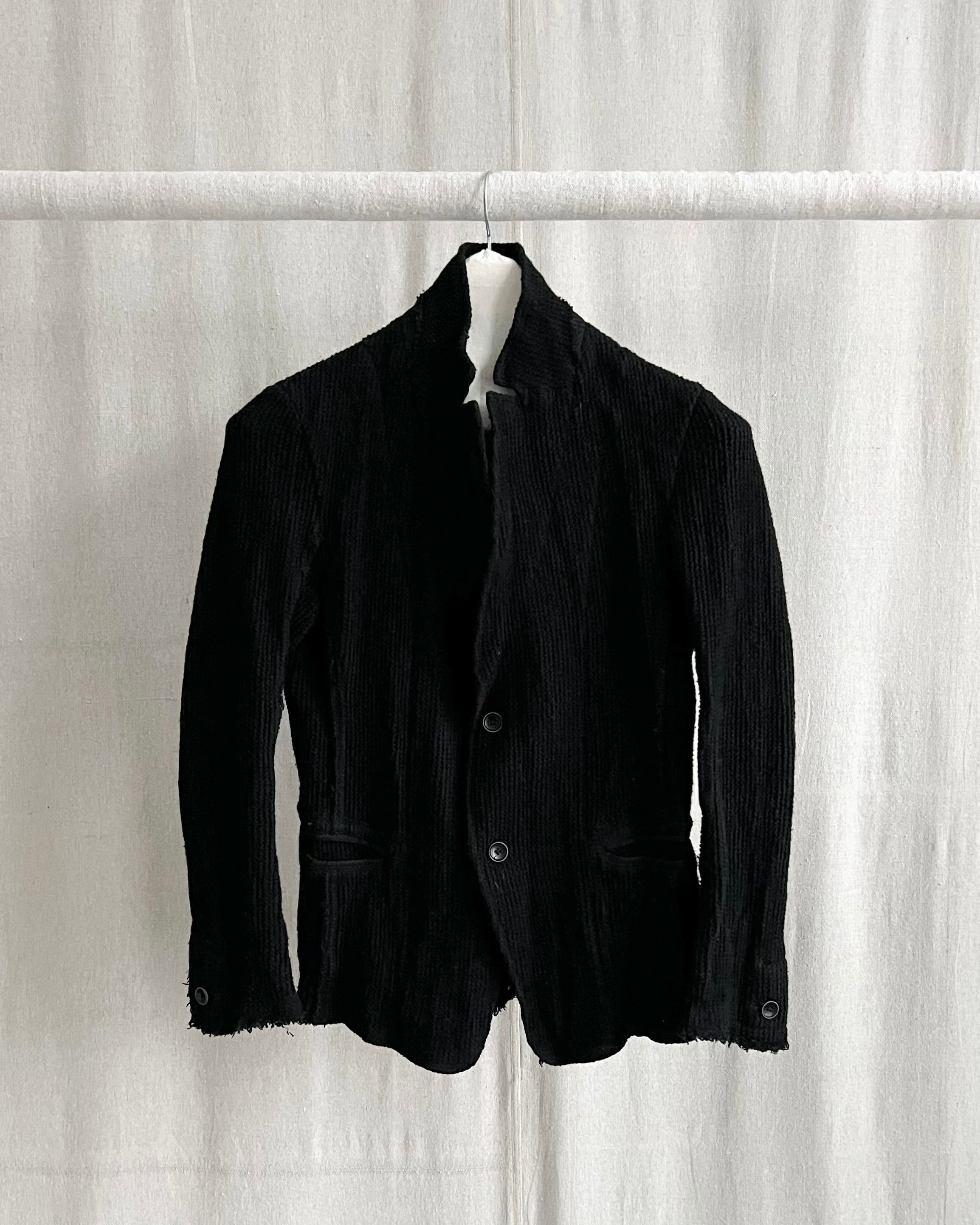 Bajra Japan Wool Blend Knit Blazer